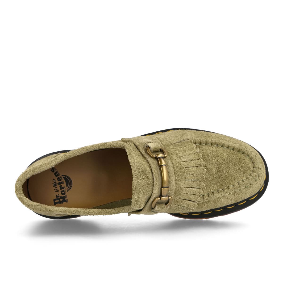Dr. Martens Adrian Snaffle Olive Loafers Detail view 5 | Gate