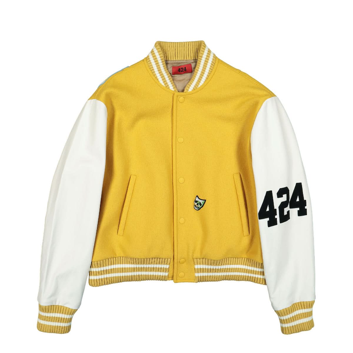 424 Lightweight Jacket Yellow Detail view 1 | Gate