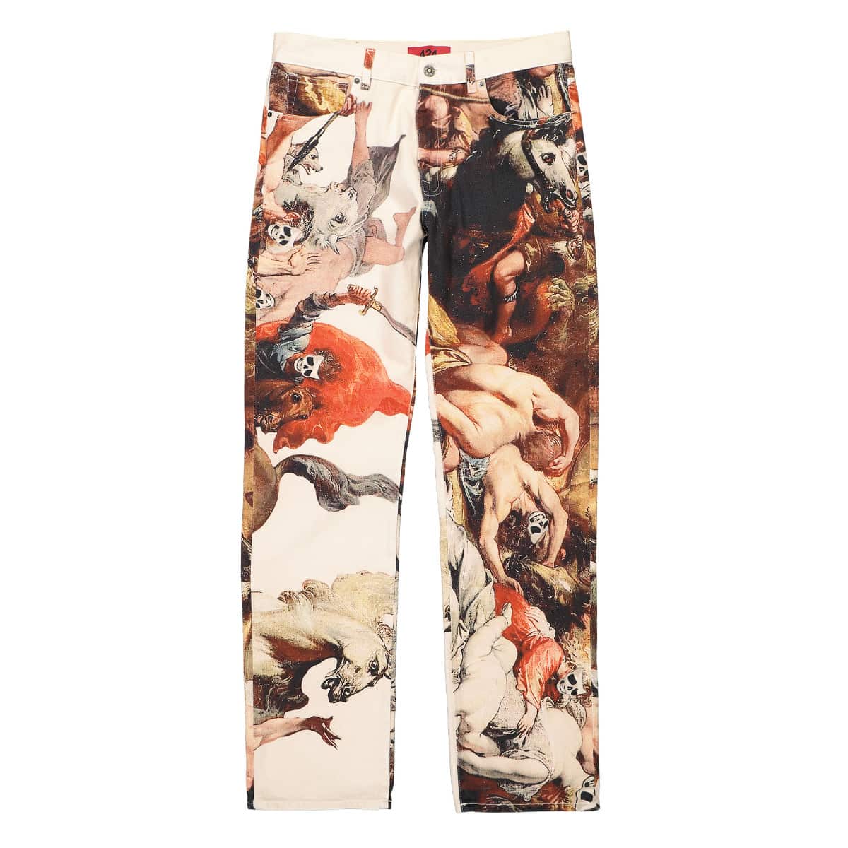 424 Baggy Trousers Multicolor Detail view 1 | Gate
