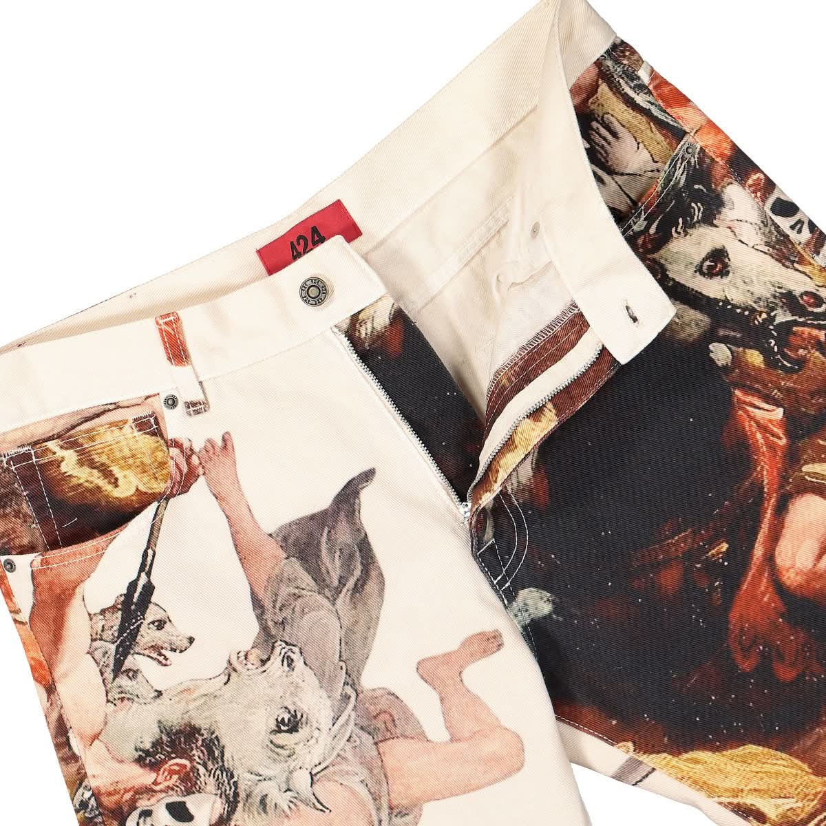 424 Baggy Trousers Multicolor Detail view 4 | Gate
