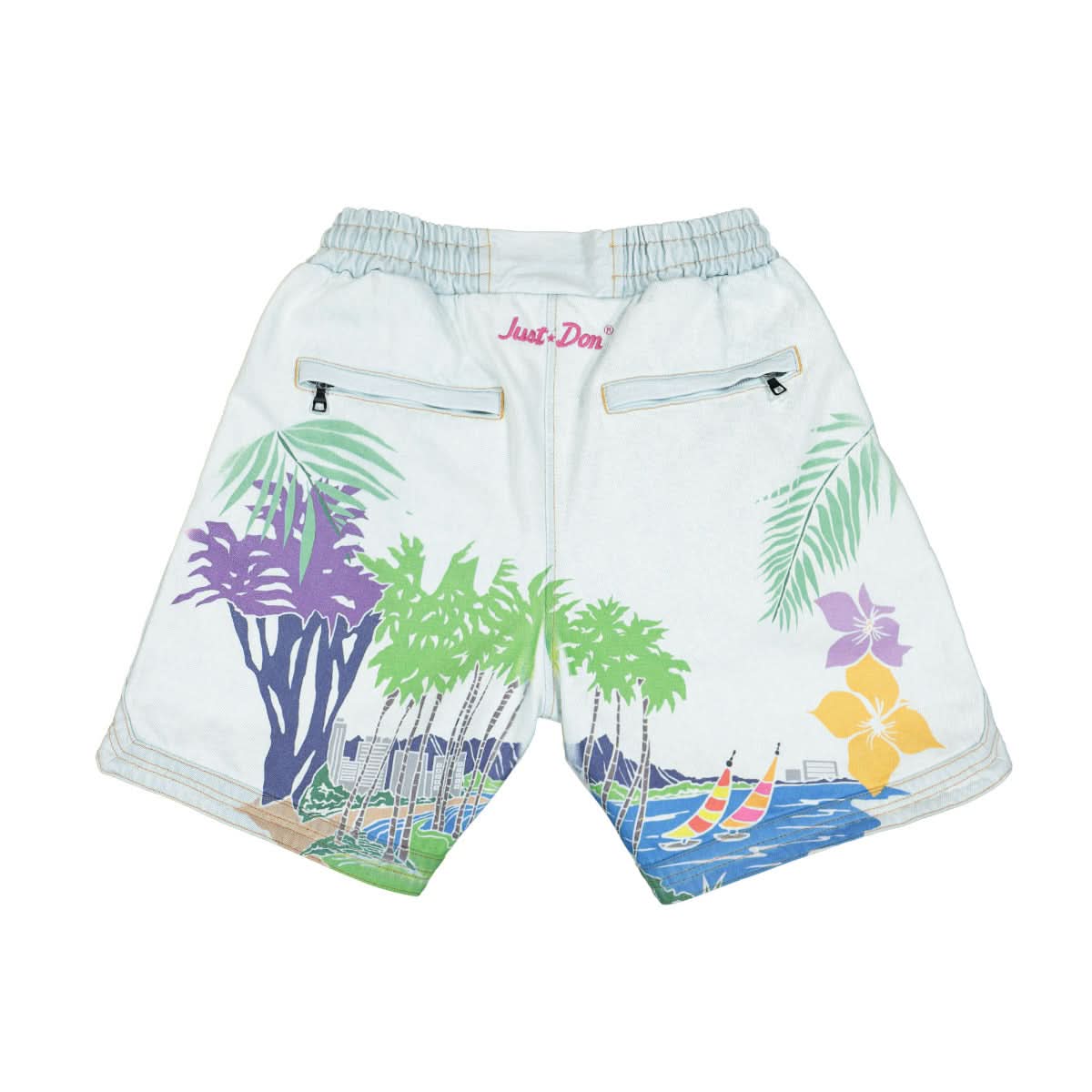 Just Don The Islanders Hawaii Short Blue Detail view 2 | Gate