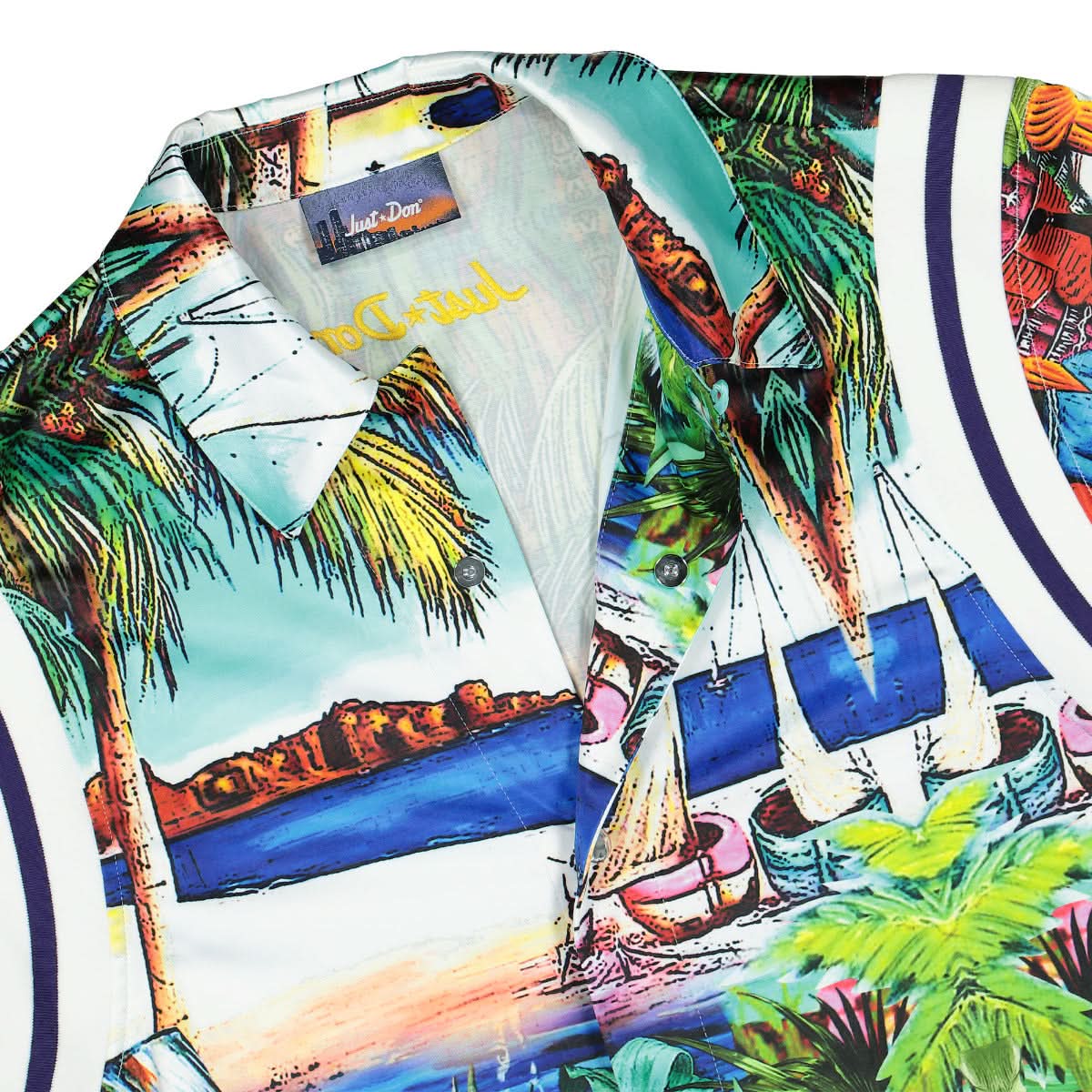Just Don The Islanders Island Market Shirt Multicolor Detail view 3 | Gate