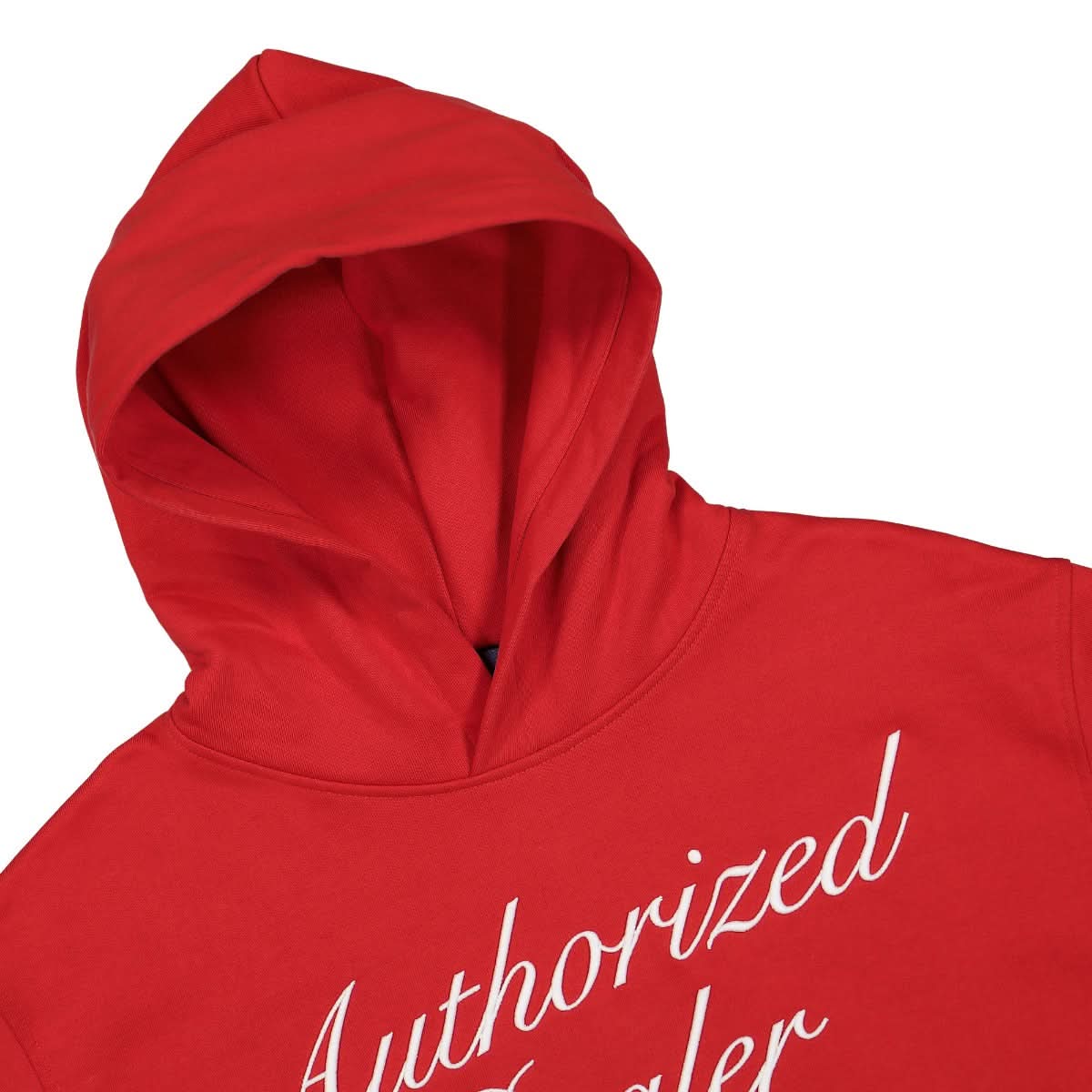 Just Don The Dealers Authorized Hoodie Red Detail view 3 | Gate