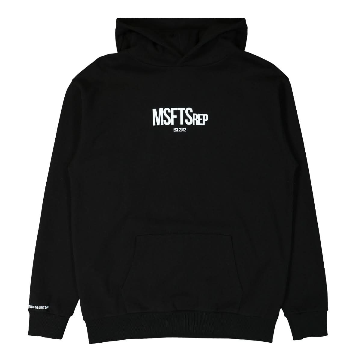MSFTSrep Hoodie Spring Capsule Black Detail view 1 | Gate