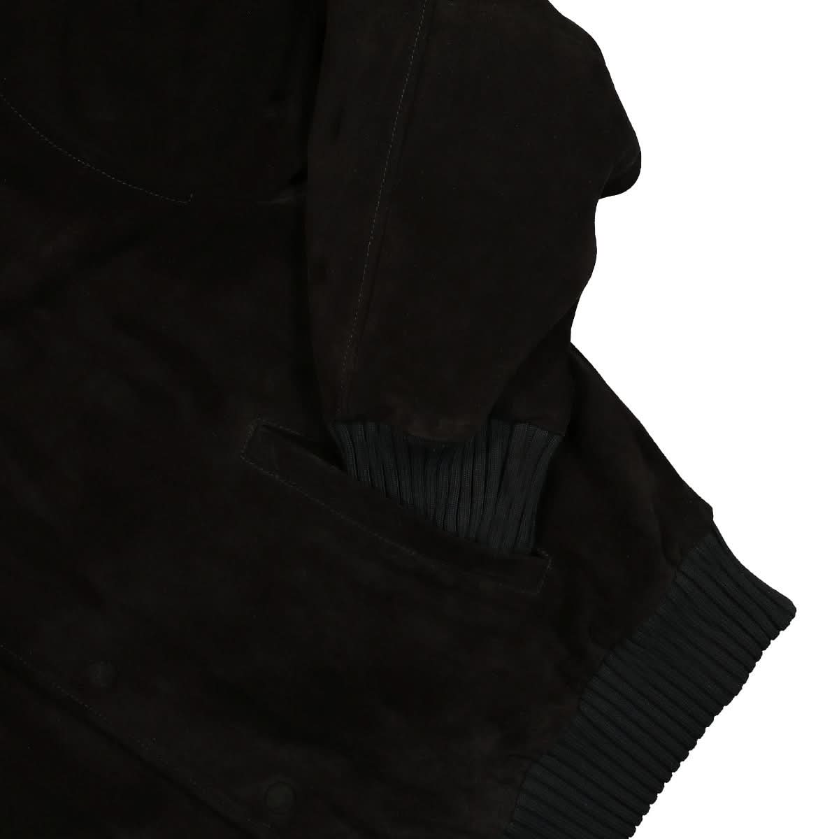 424 Lightweight Leather Jacket Black Detail view 5 | Gate