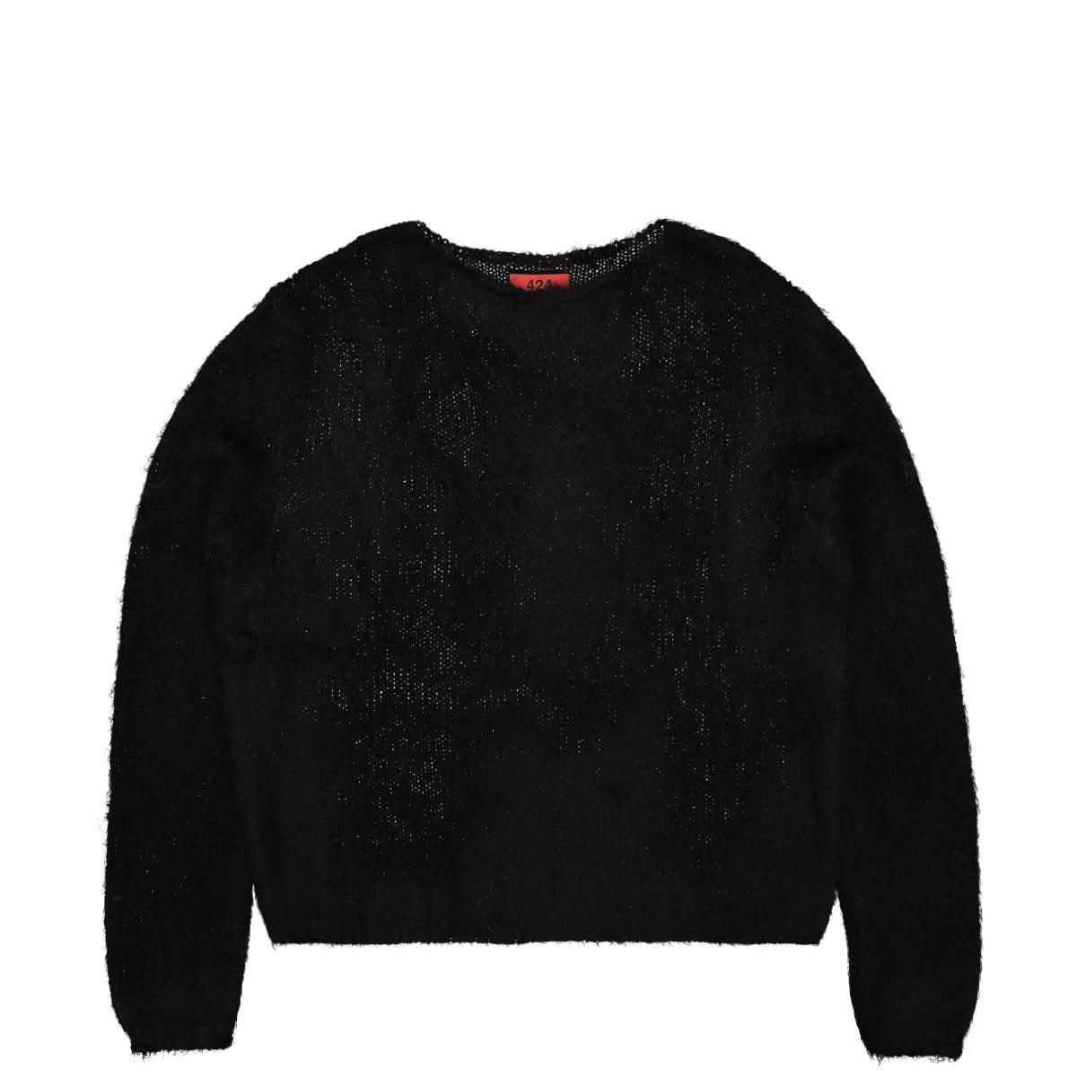 424 Knitted Sweater Black Detail view 1 | Gate