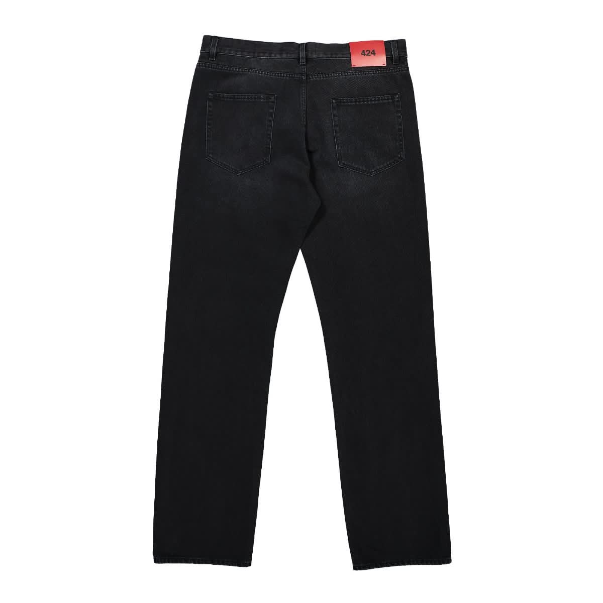 424 Baggy Trousers Black Detail view 2 | Gate