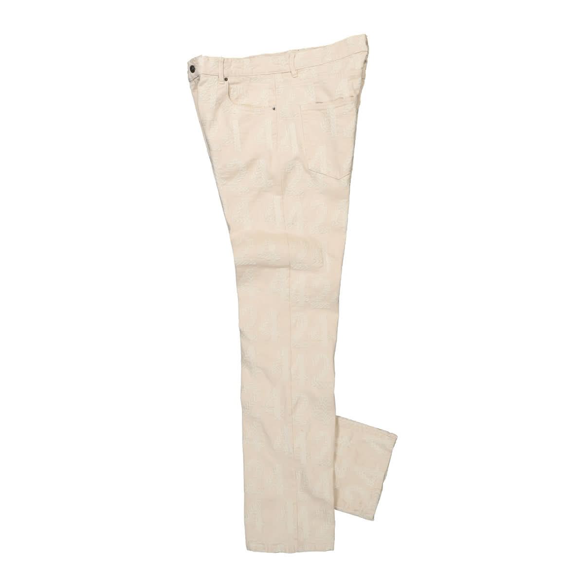 424 Baggy Trousers Beige Detail view 3 | Gate