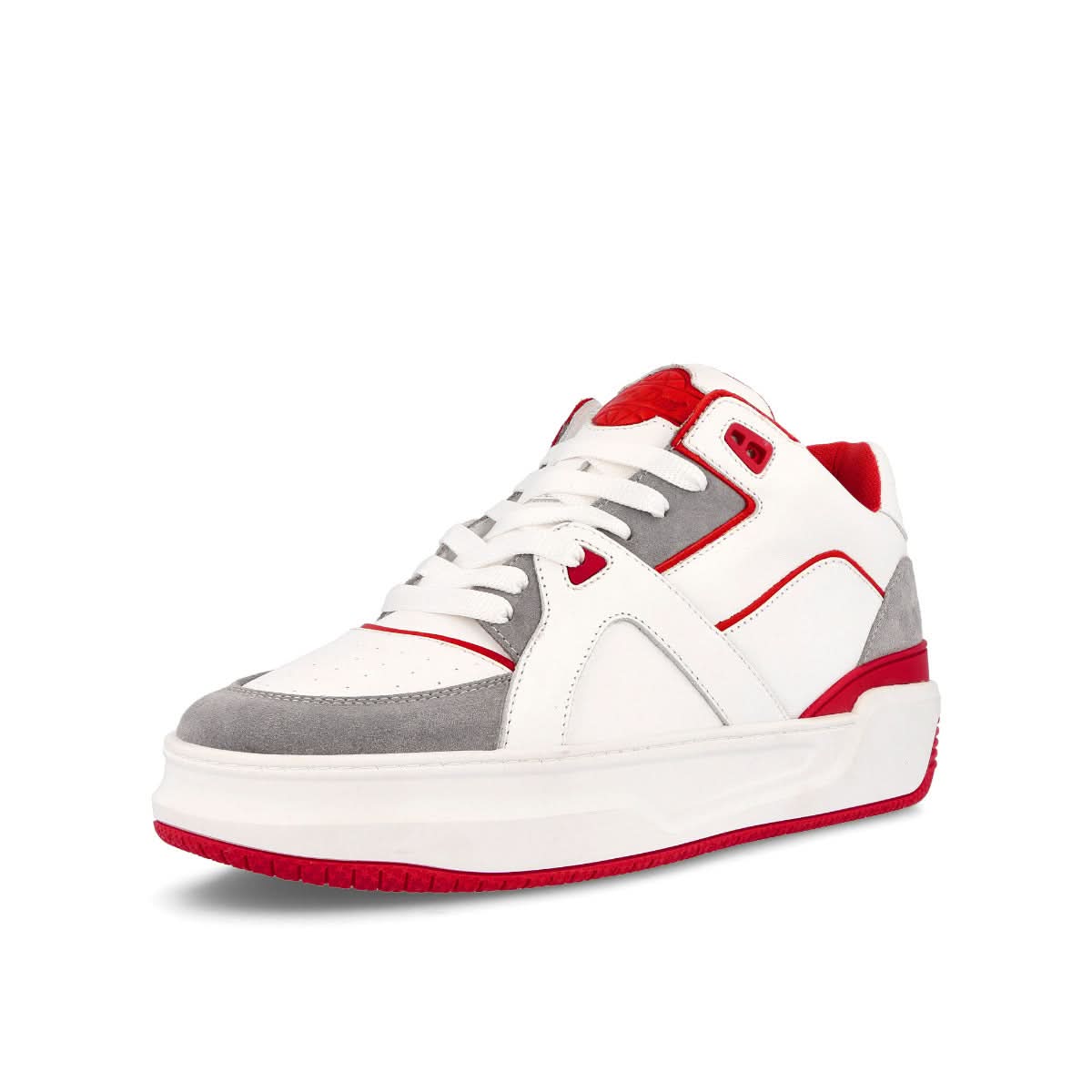 Just Don Low Luxury JD3 White,Red Sneaker Detail view 4 | Gate