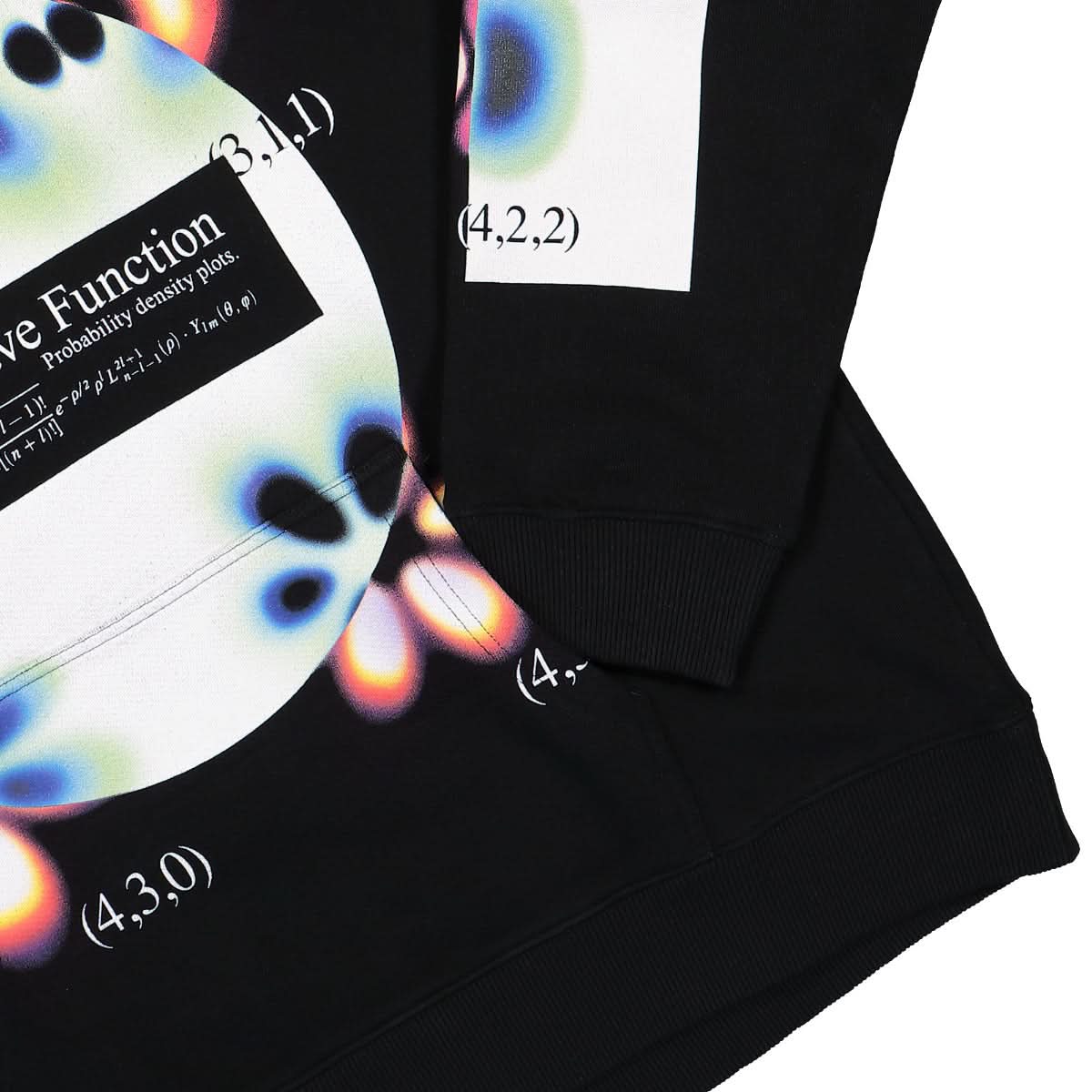 MSFTSrep Hydrogen Wave Hoodie Black Detail view 4 | Gate