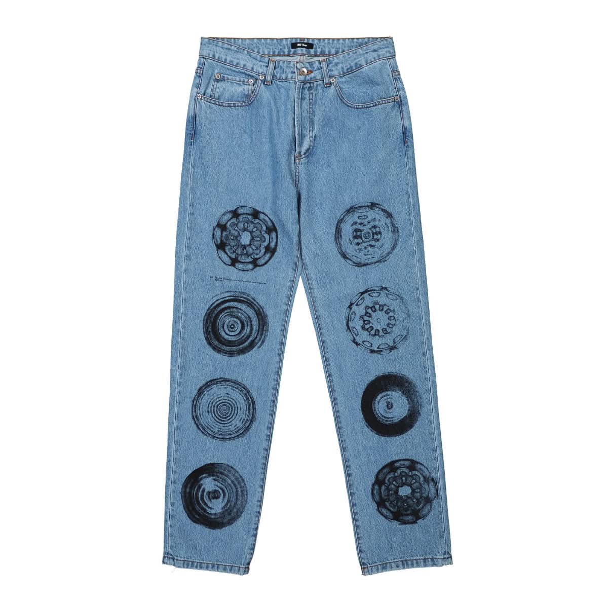 MSFTSrep Vibrations Baggy Denim Blue Detail view 1 | Gate