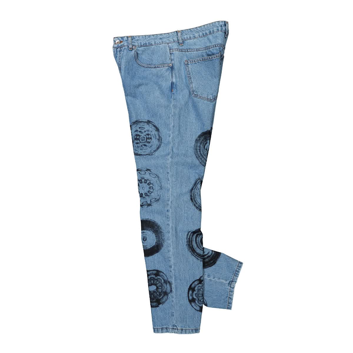 MSFTSrep Vibrations Baggy Denim Blue Detail view 3 | Gate