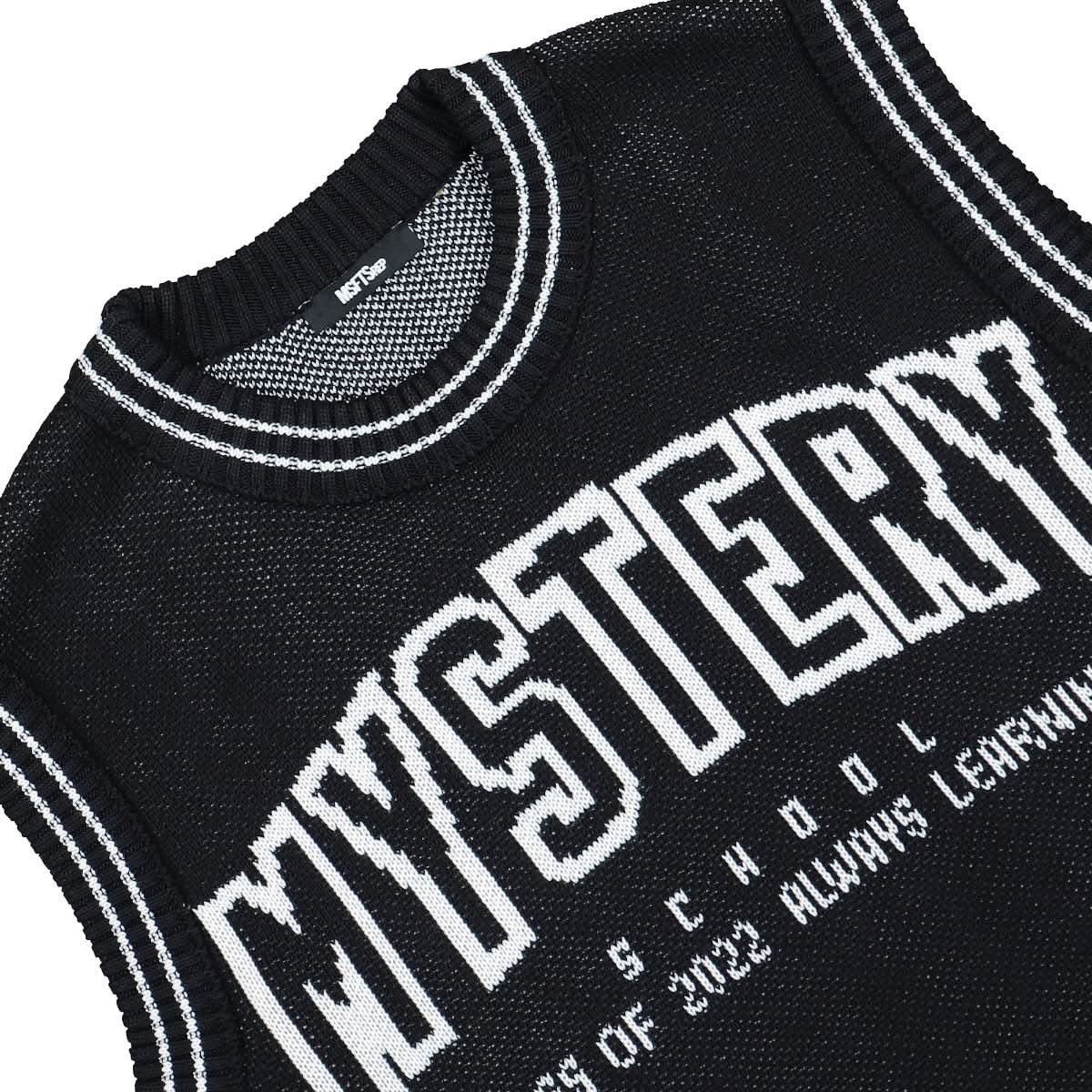 MSFTSrep Knitted Vest Black Detail view 3 | Gate