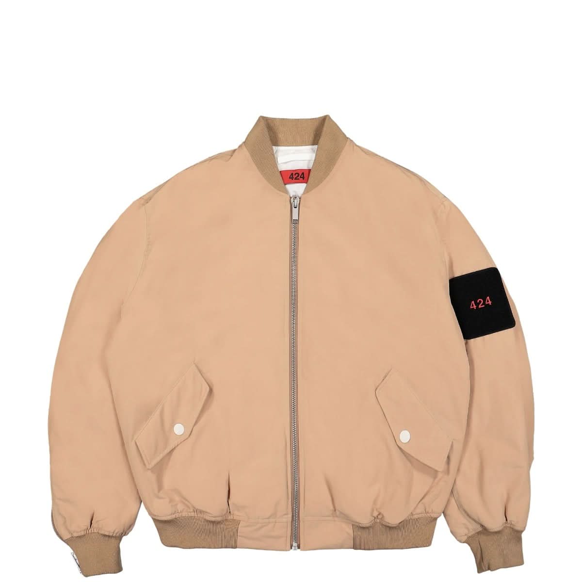 424 Bomber Jacket Brown Detail view 1 | Gate