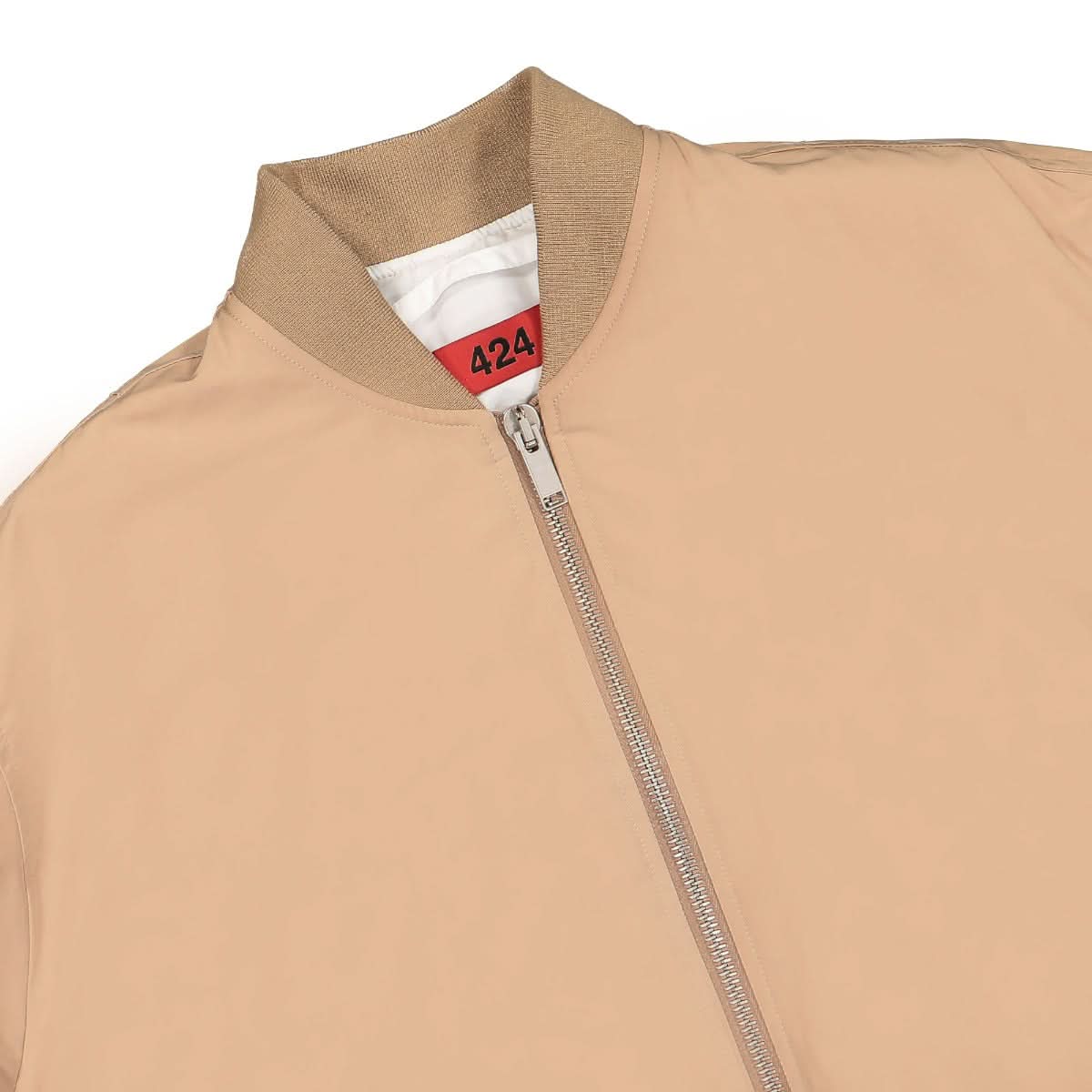 424 Bomber Jacket Brown Detail view 3 | Gate