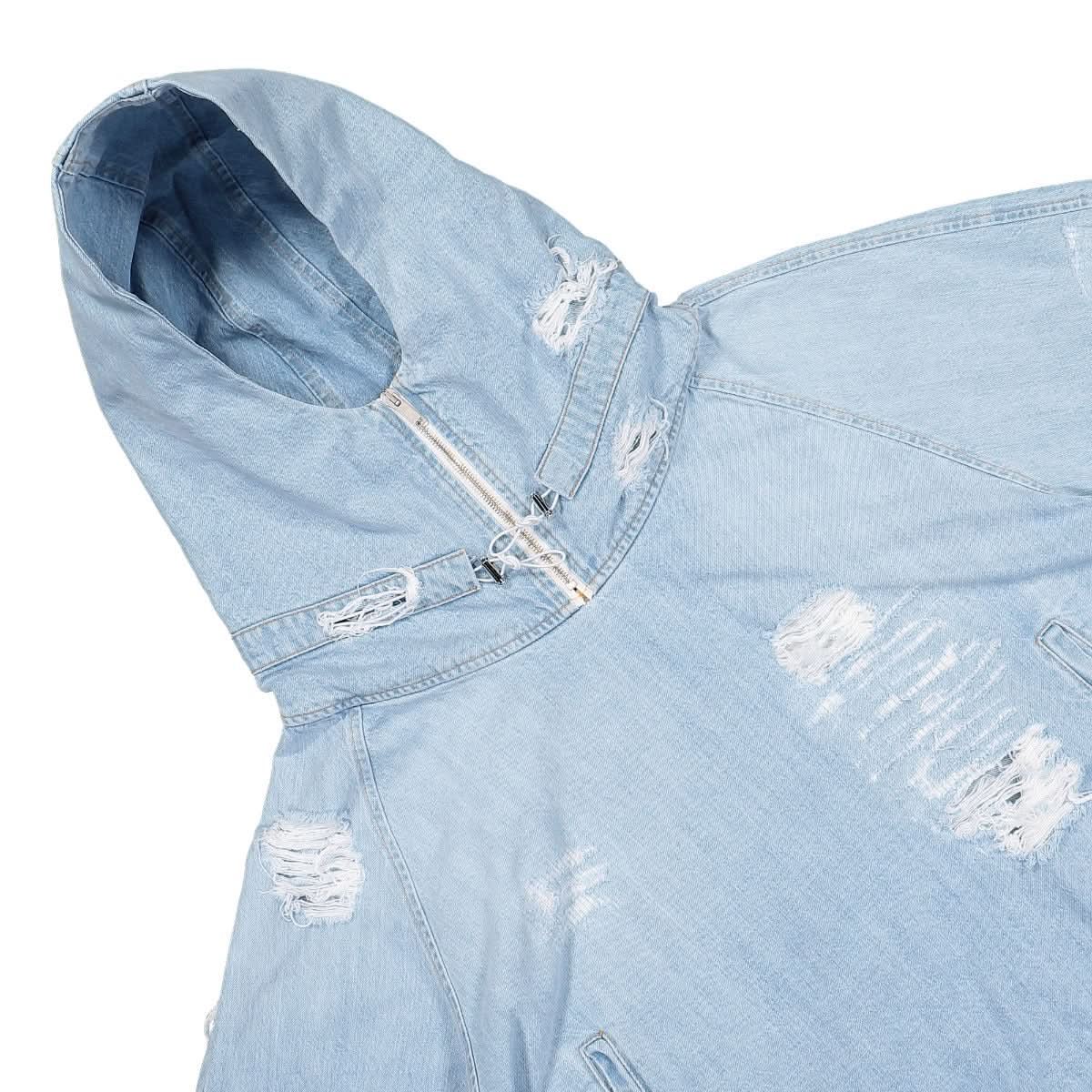 424 Lightweight Jacket Blue Detail view 4 | Gate