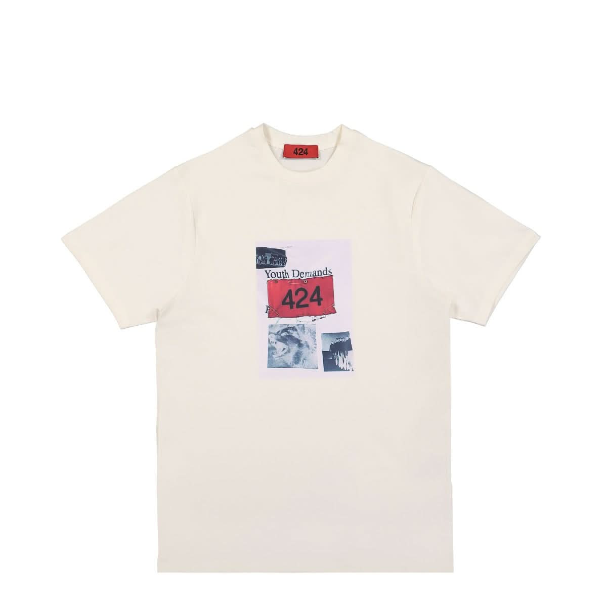 424 Printed T-Shirt Beige,White Detail view 1 | Gate