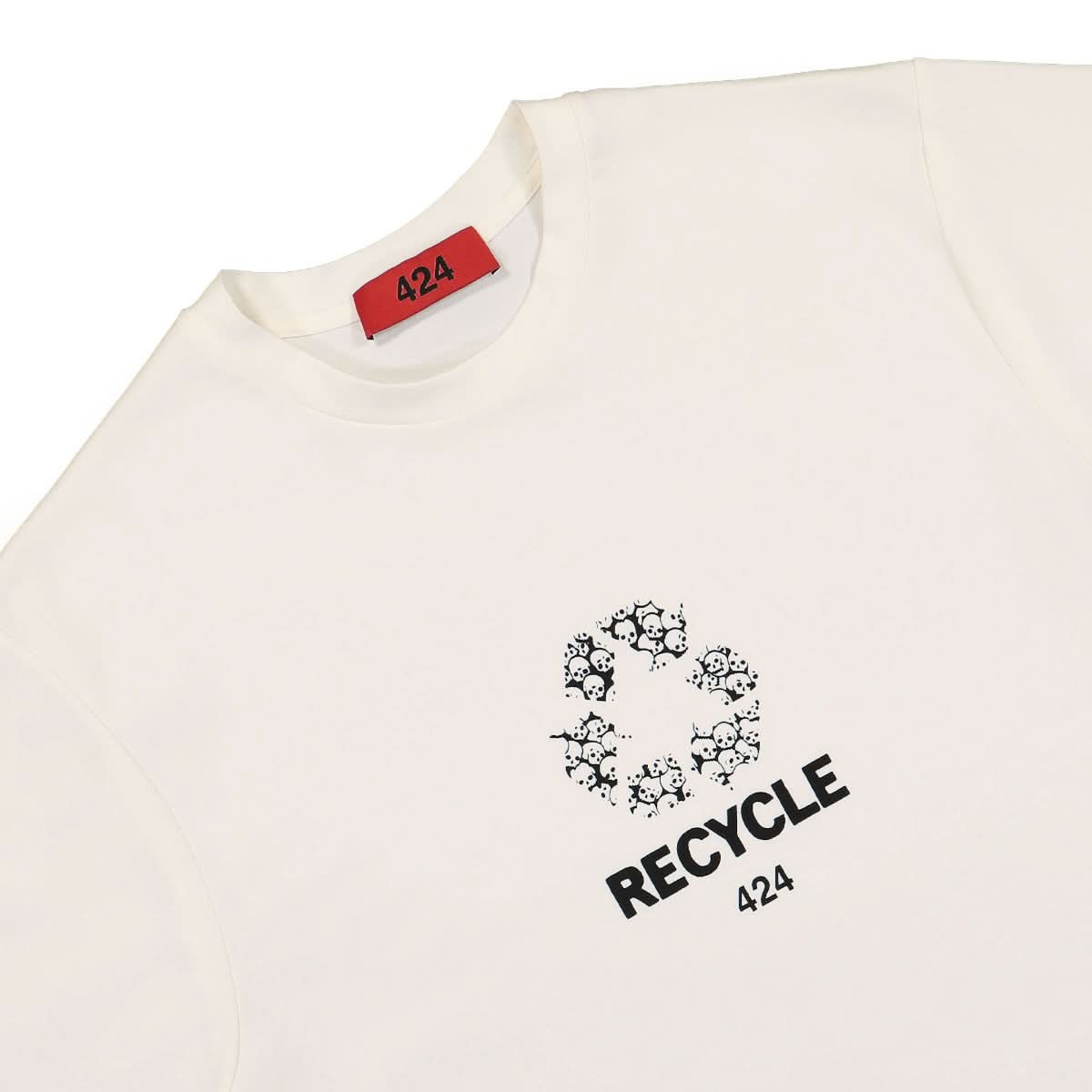 424 Printed T-Shirt Beige,White Detail view 3 | Gate
