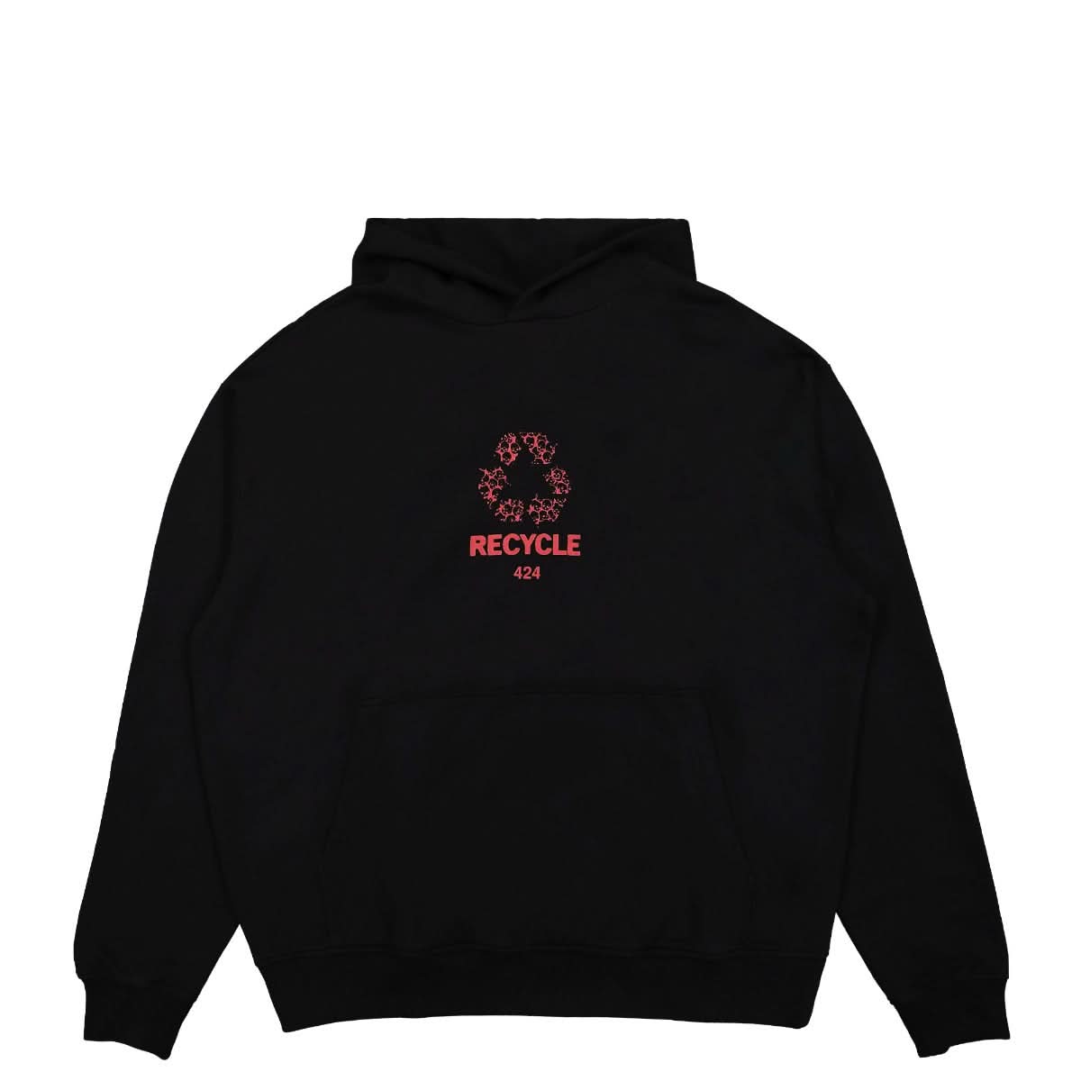 424 Printed Hoodie Oversize Black,Red Detail view 1 | Gate