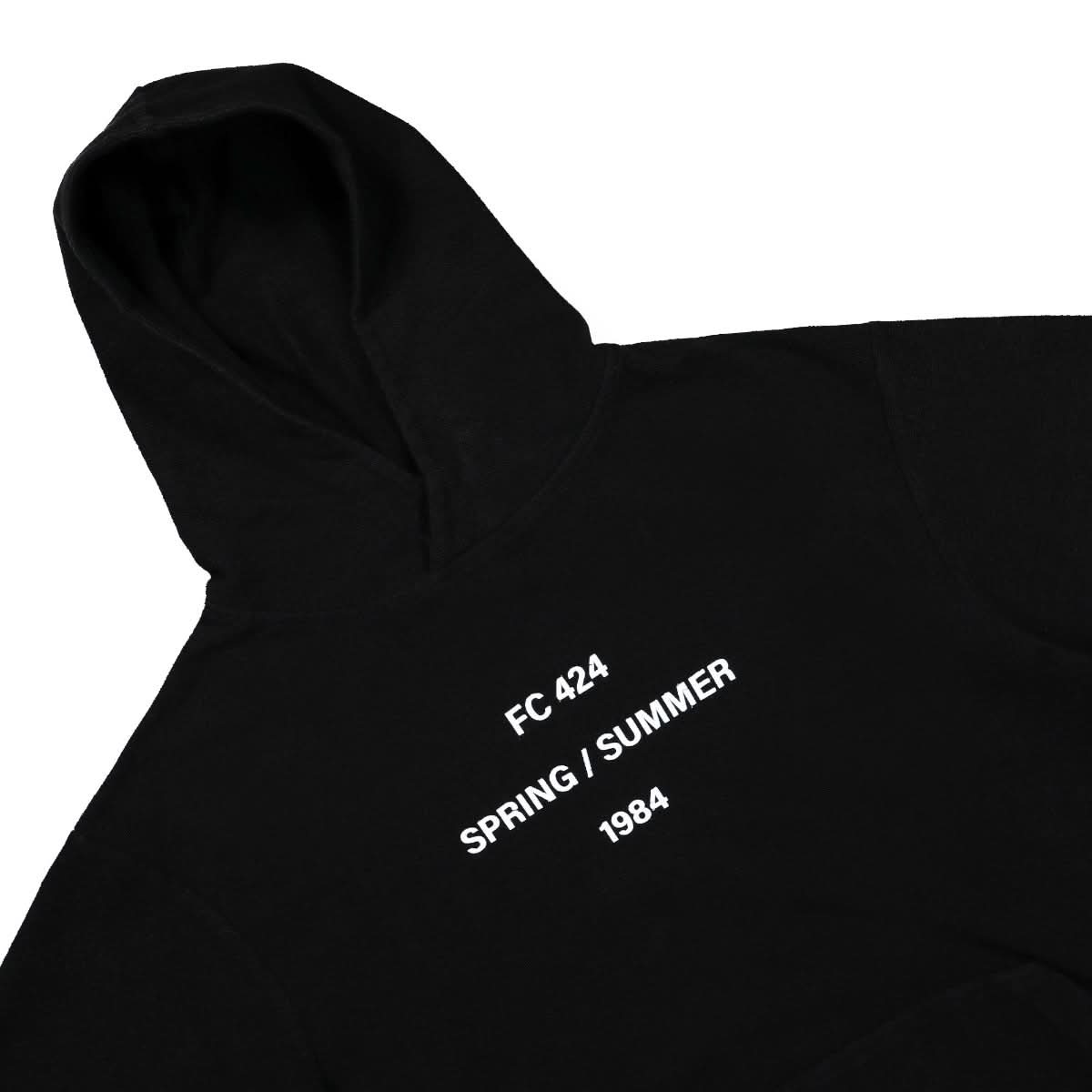 424 Printed Hoodie Regular Black,White Detail view 4 | Gate