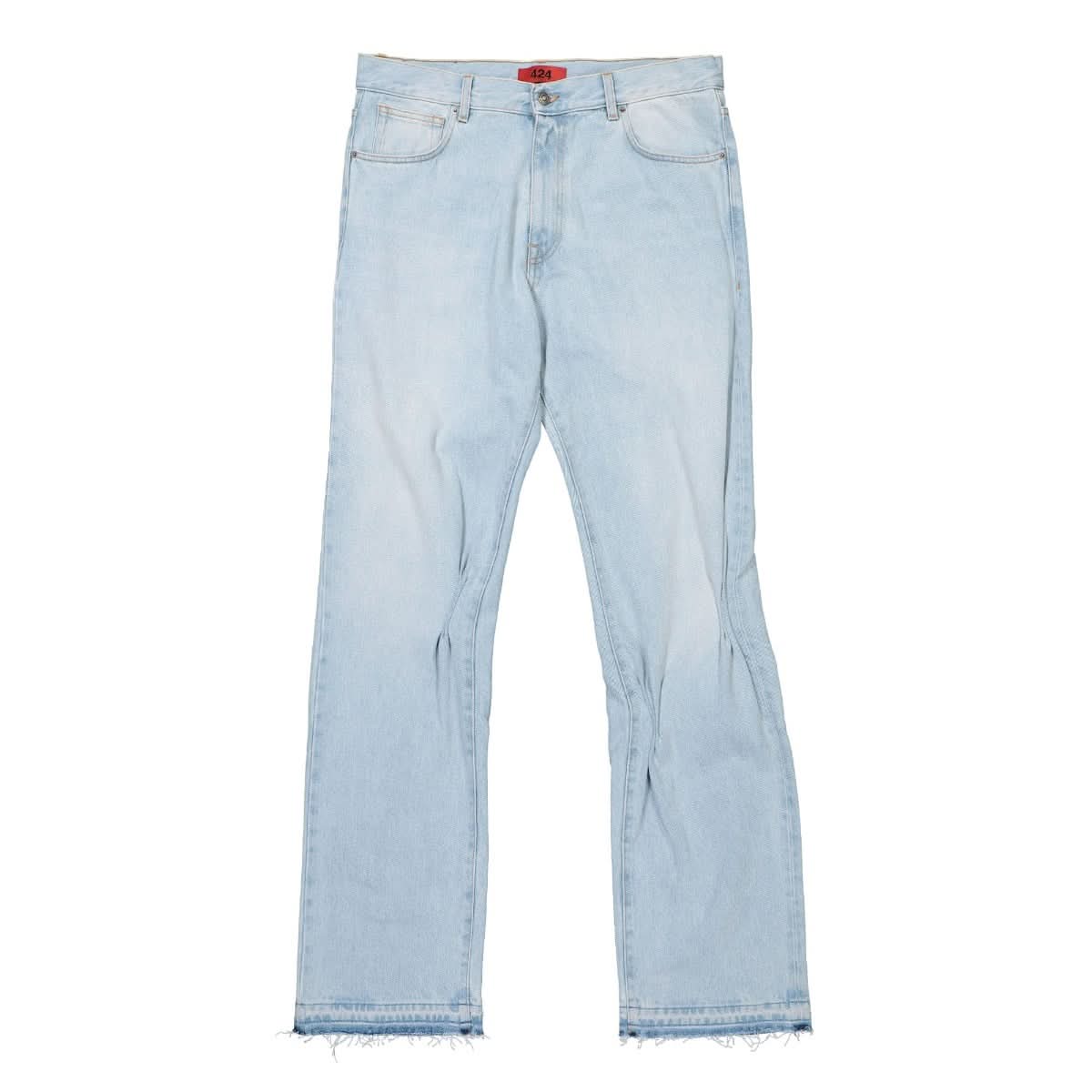 424 Baggy Trousers Blue Detail view 1 | Gate