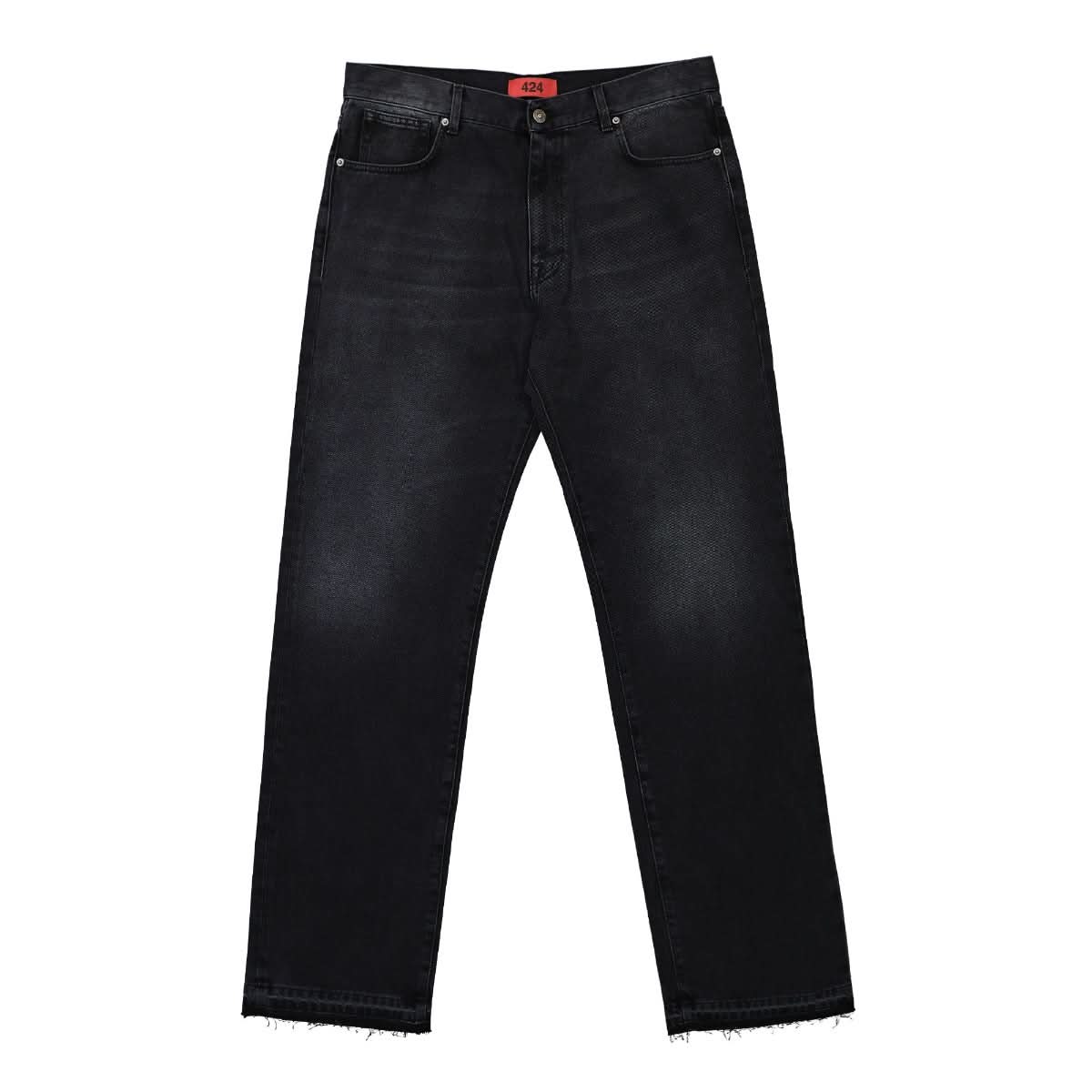 424 Baggy Trousers Black Detail view 1 | Gate