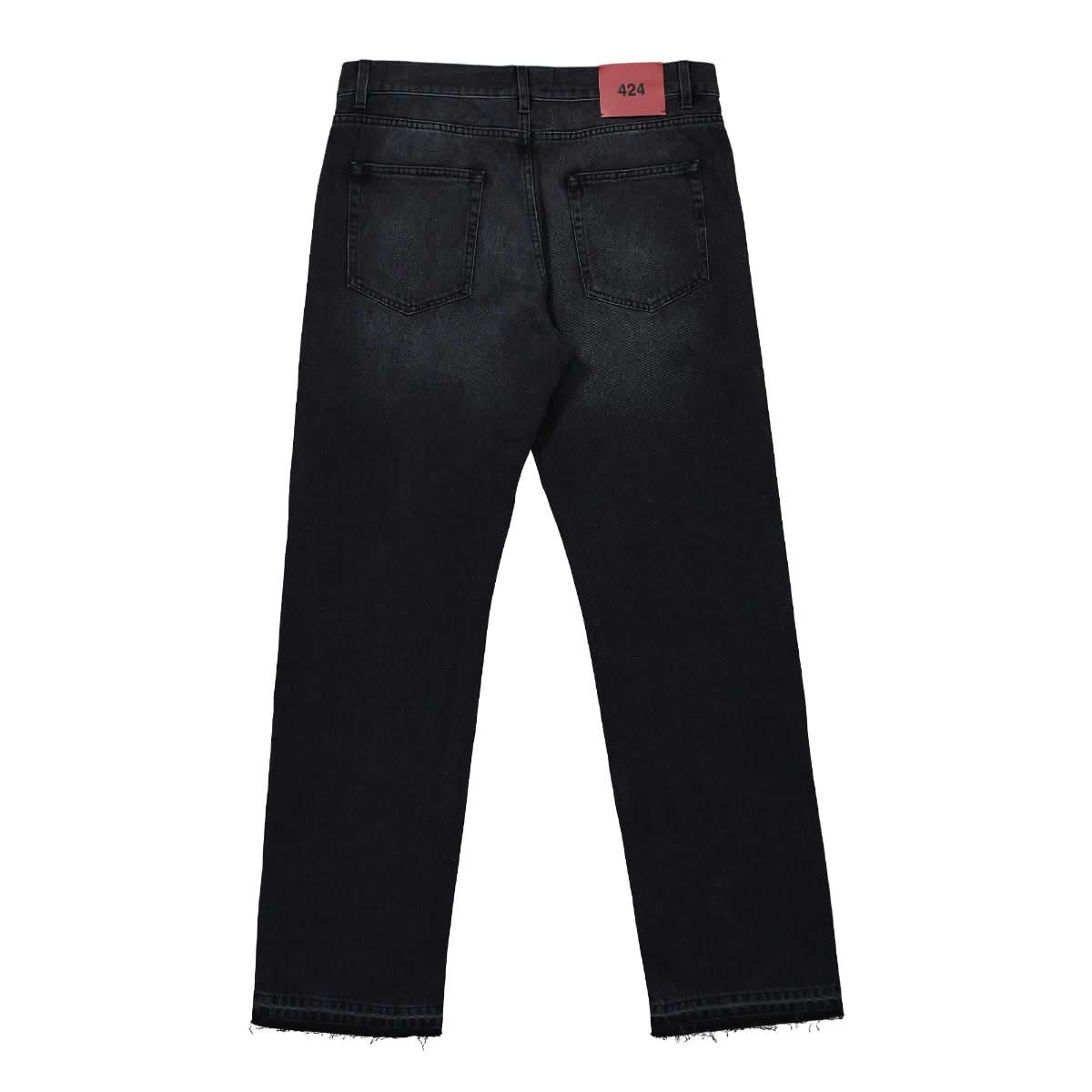 424 Baggy Trousers Black Detail view 2 | Gate