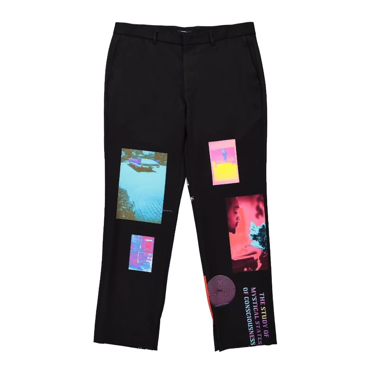MSFTSrep Printed Trousers Black,Multicolor Detail view 1 | Gate