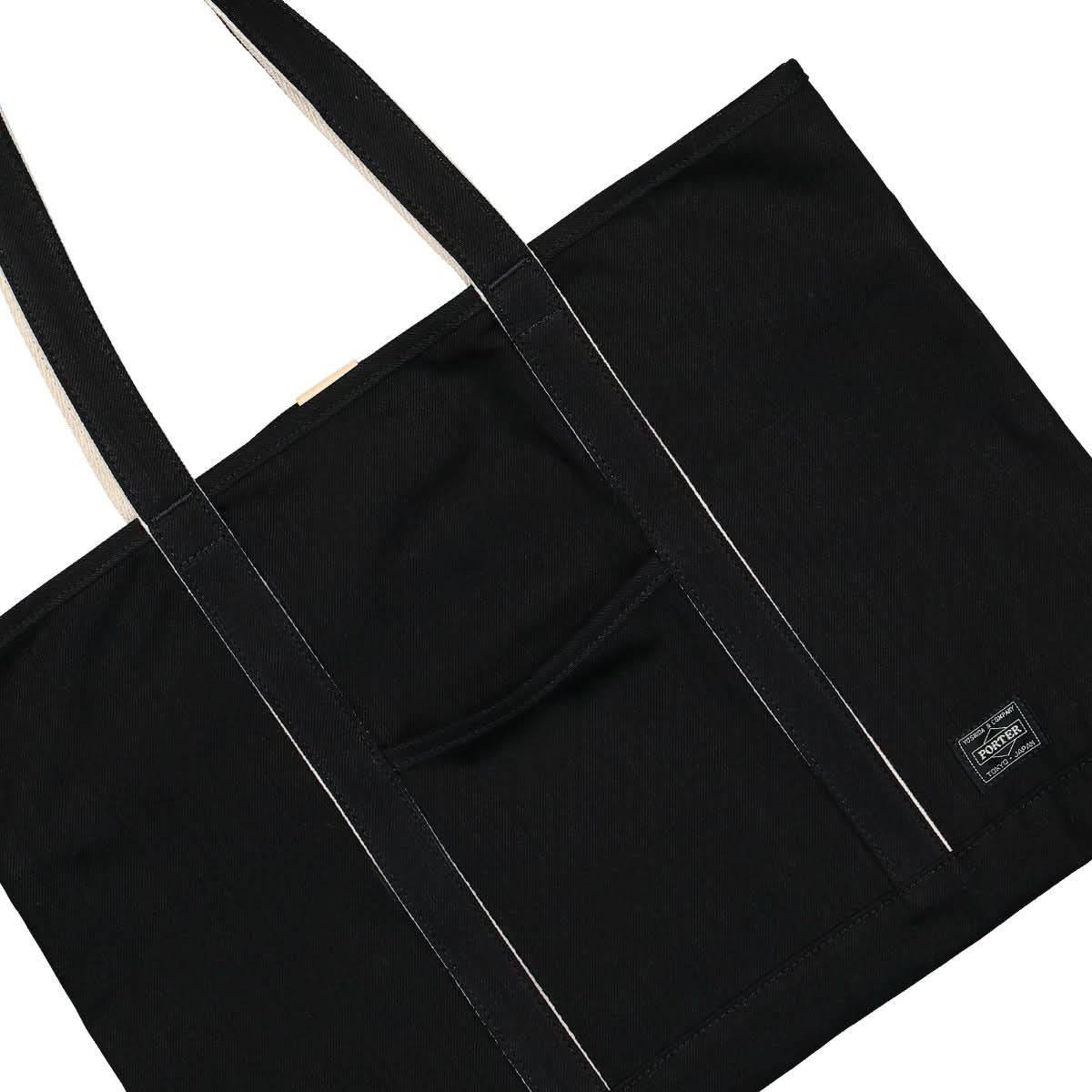 Porter-Yoshida & Co. Noir Tote Bag M Black Detail view 3 | Gate