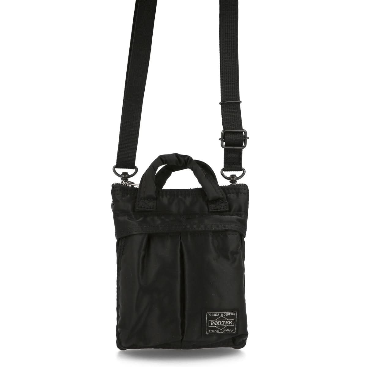 Porter-Yoshida & Co. Howl Helmet Bag Mini Black Detail view 1 | Gate