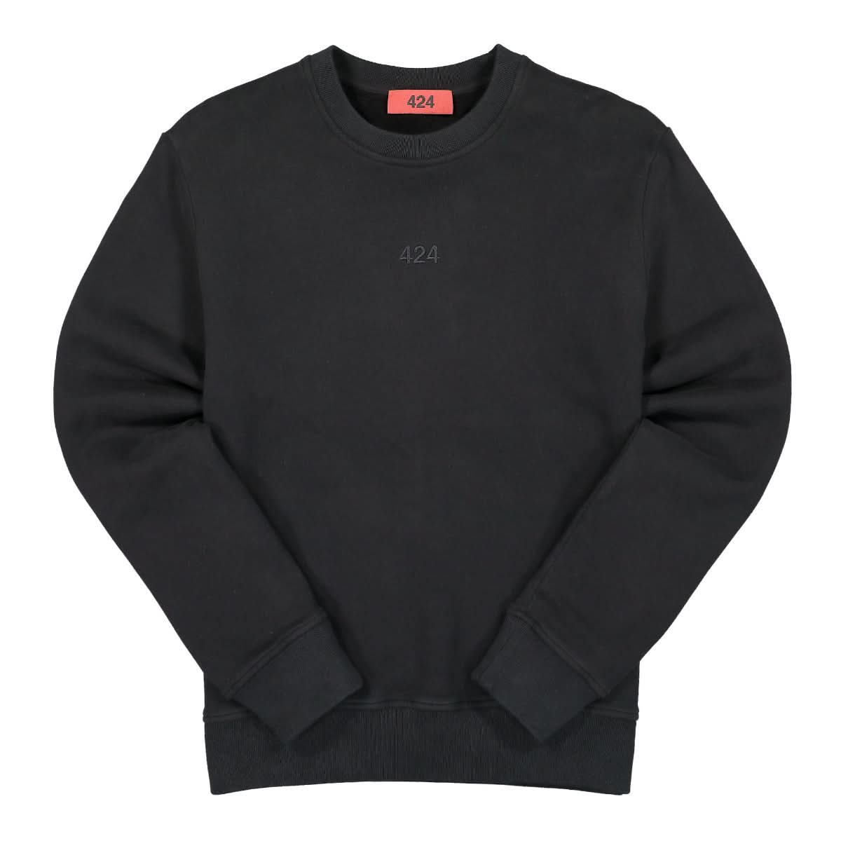 424 Alias Crewneck Black Detail view 1 | Gate