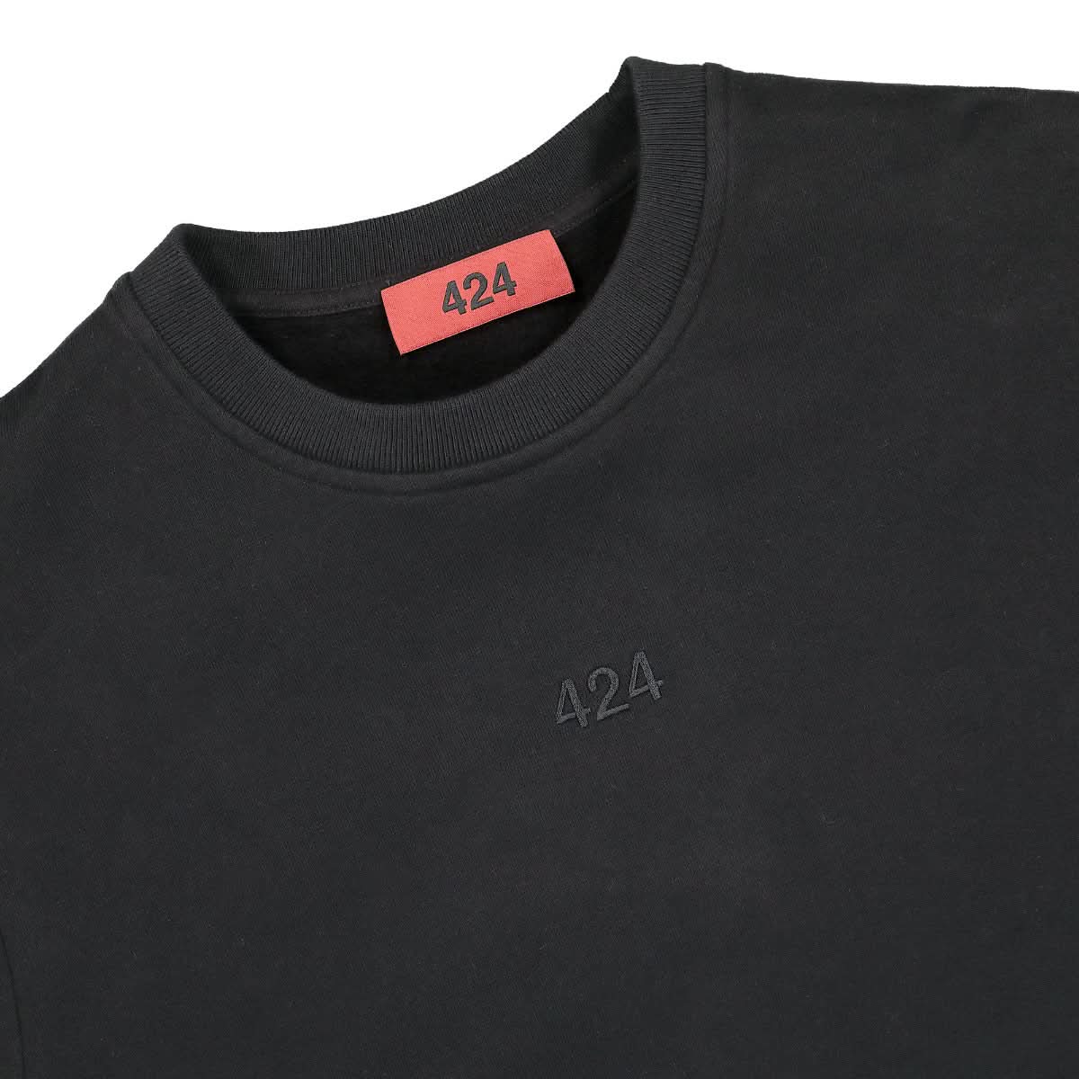 424 Alias Crewneck Black Detail view 3 | Gate