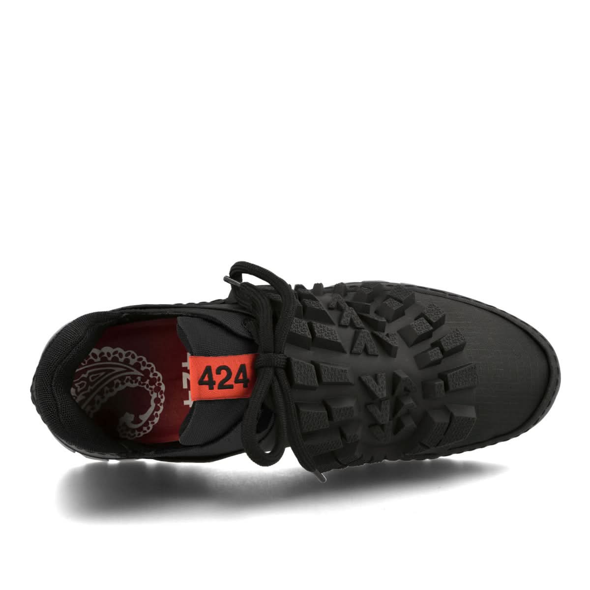 424 FW0005 Shoe Black Sneaker Detail view 2 | Gate