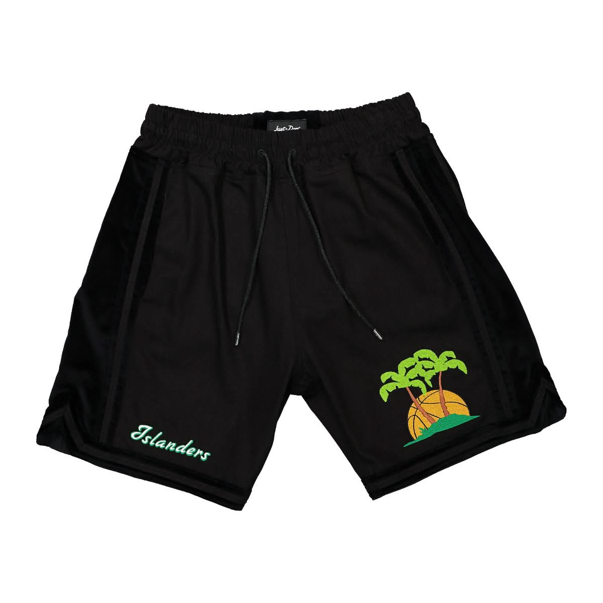 Just Don Cotton Twill Short Black Detail view 1 | Gate