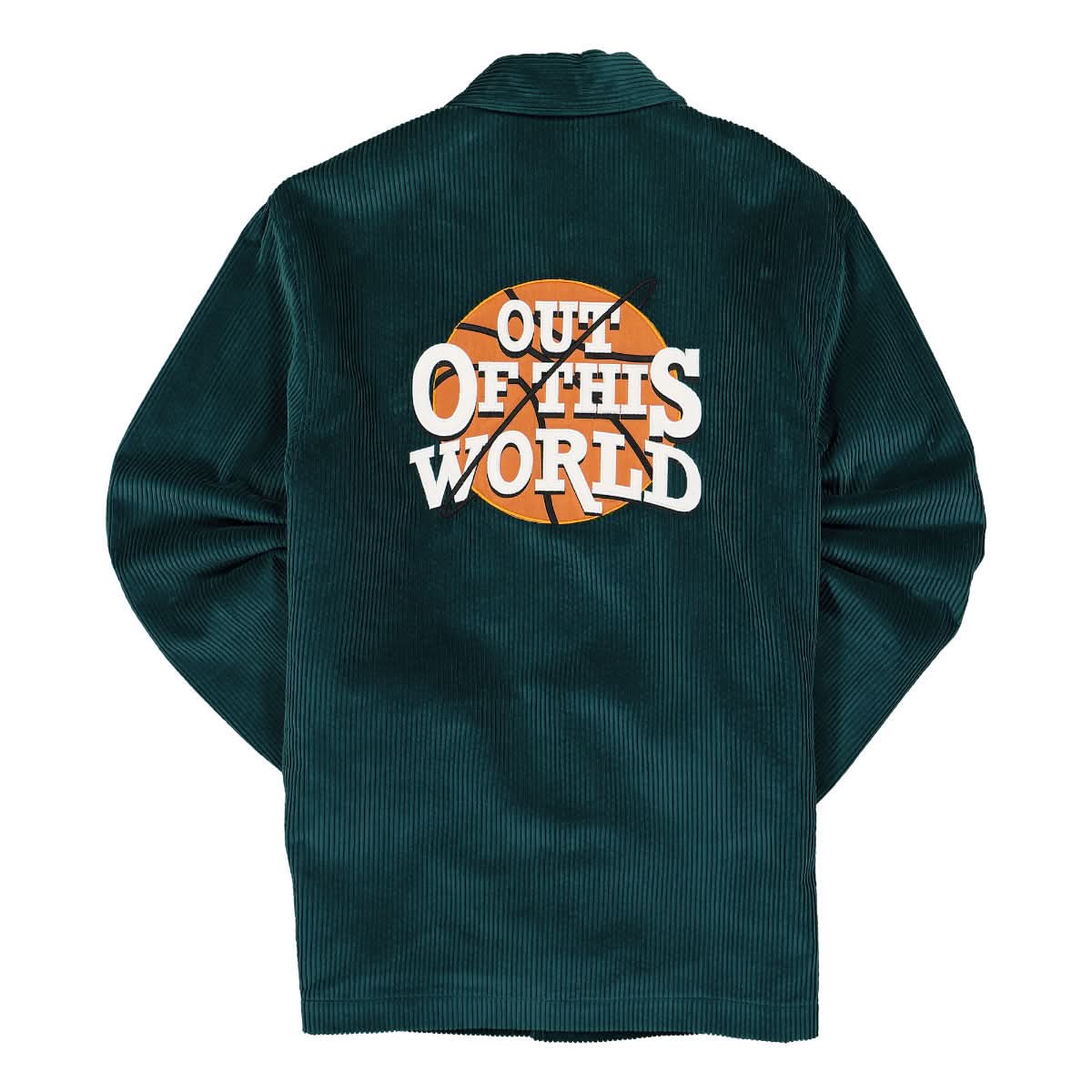 Just Don Plain Corduroy Jacket Green Detail view 2 | Gate