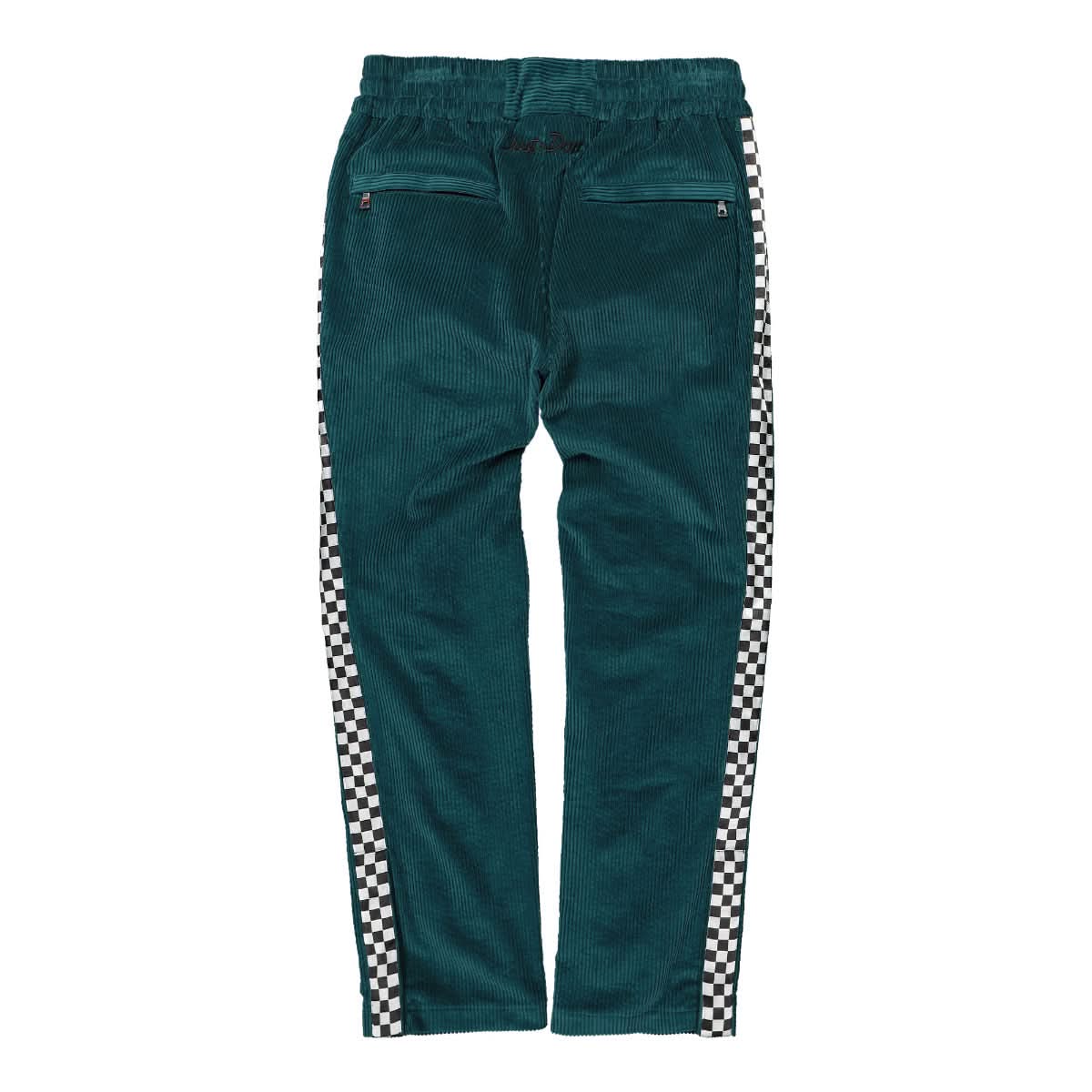 Just Don Plain Corduroy Pants Green Detail view 2 | Gate