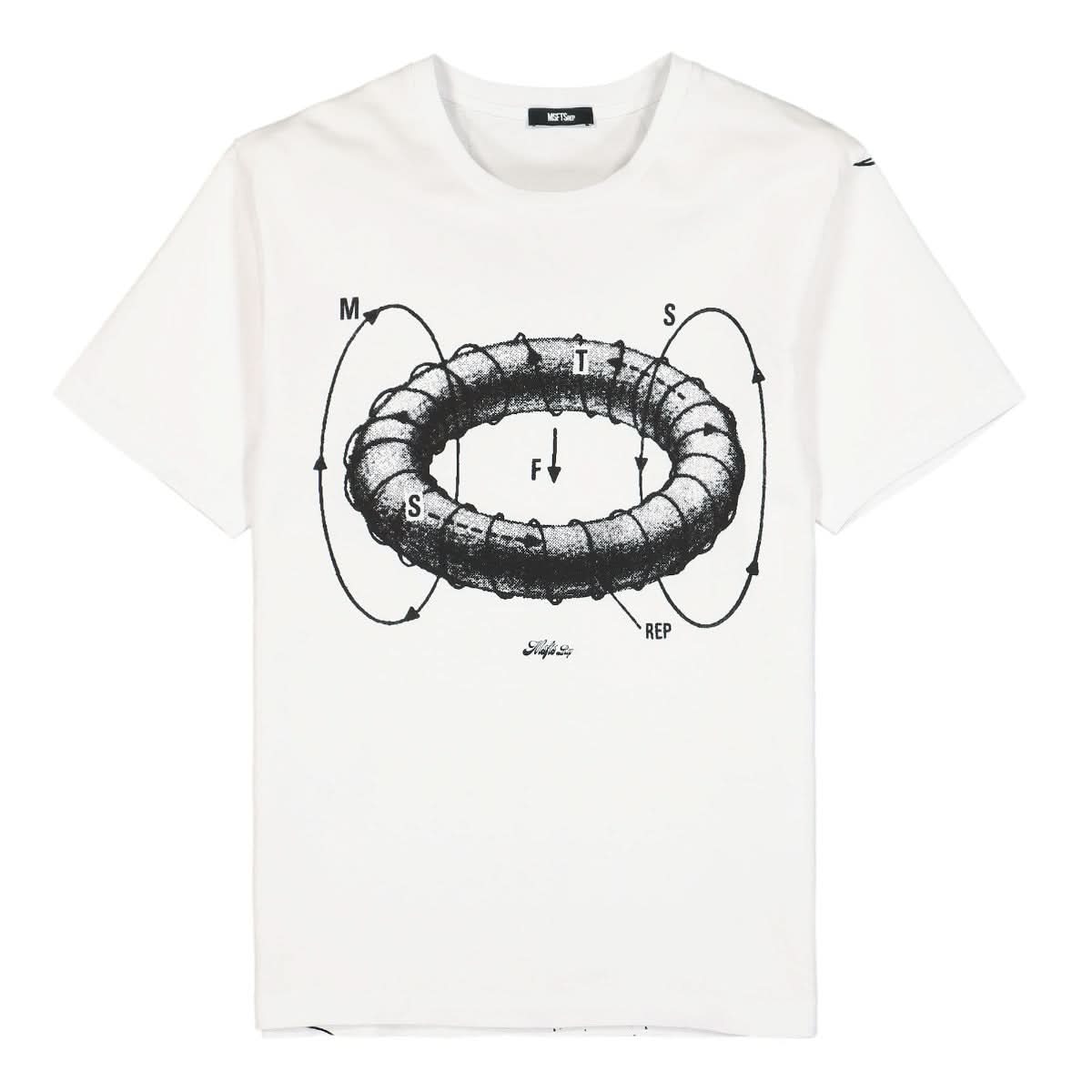 MSFTSrep Antigravity T-Shirt White Detail view 1 | Gate