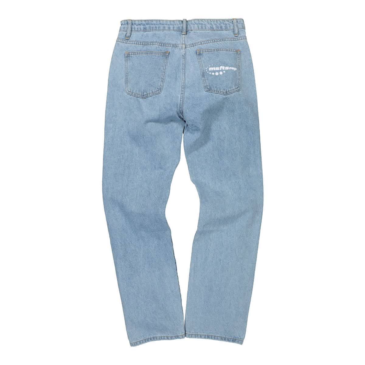 MSFTSrep Logo Jeans Blue Detail view 2 | Gate