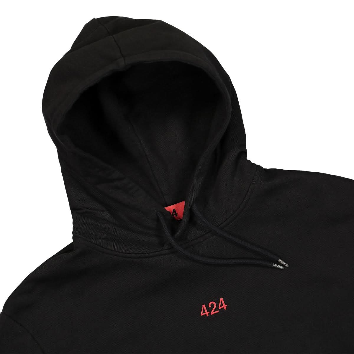 424 Hoodie Black Detail view 3 | Gate