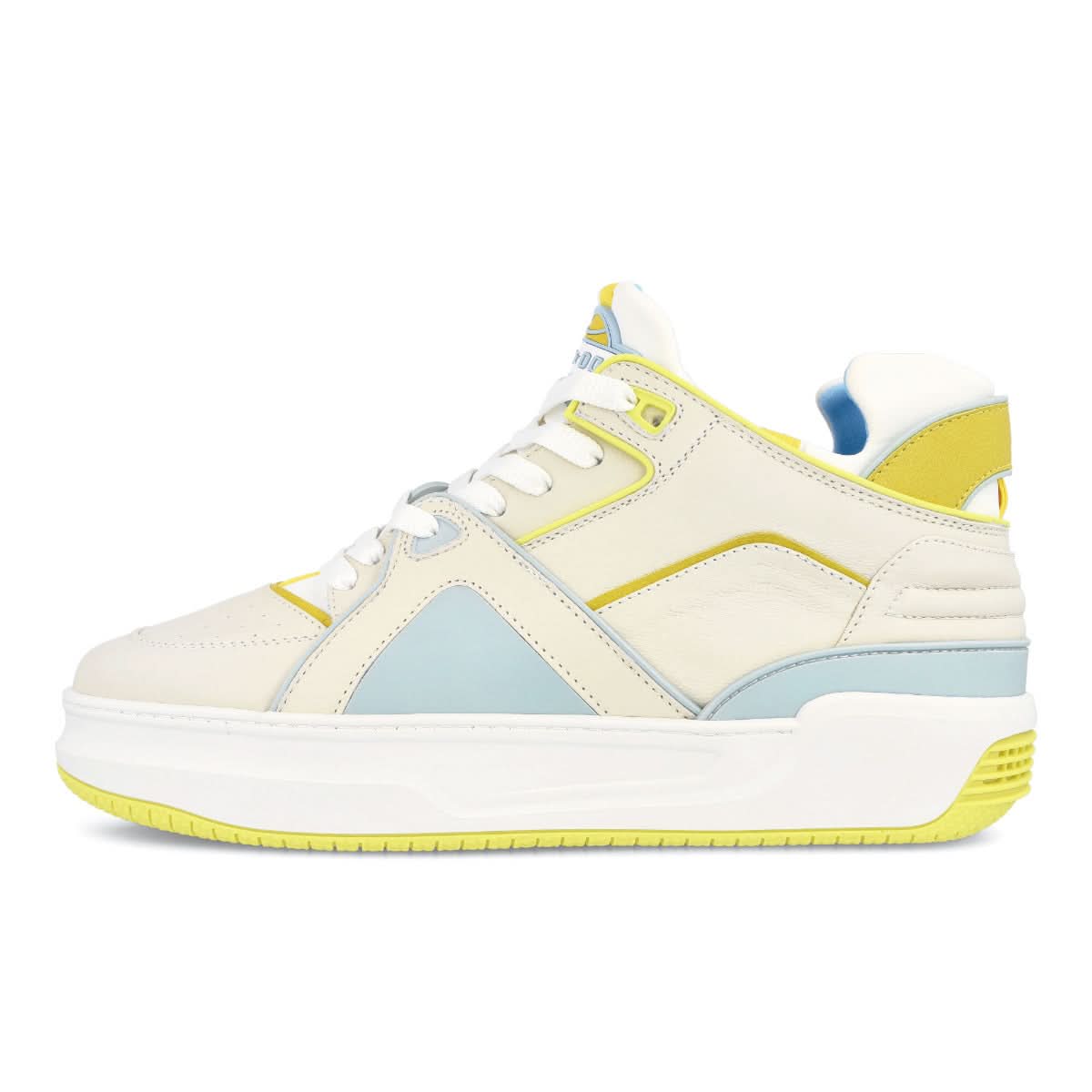 Just Don Mid Tennis Beige,Blue Sneaker Detail view 1 | Gate