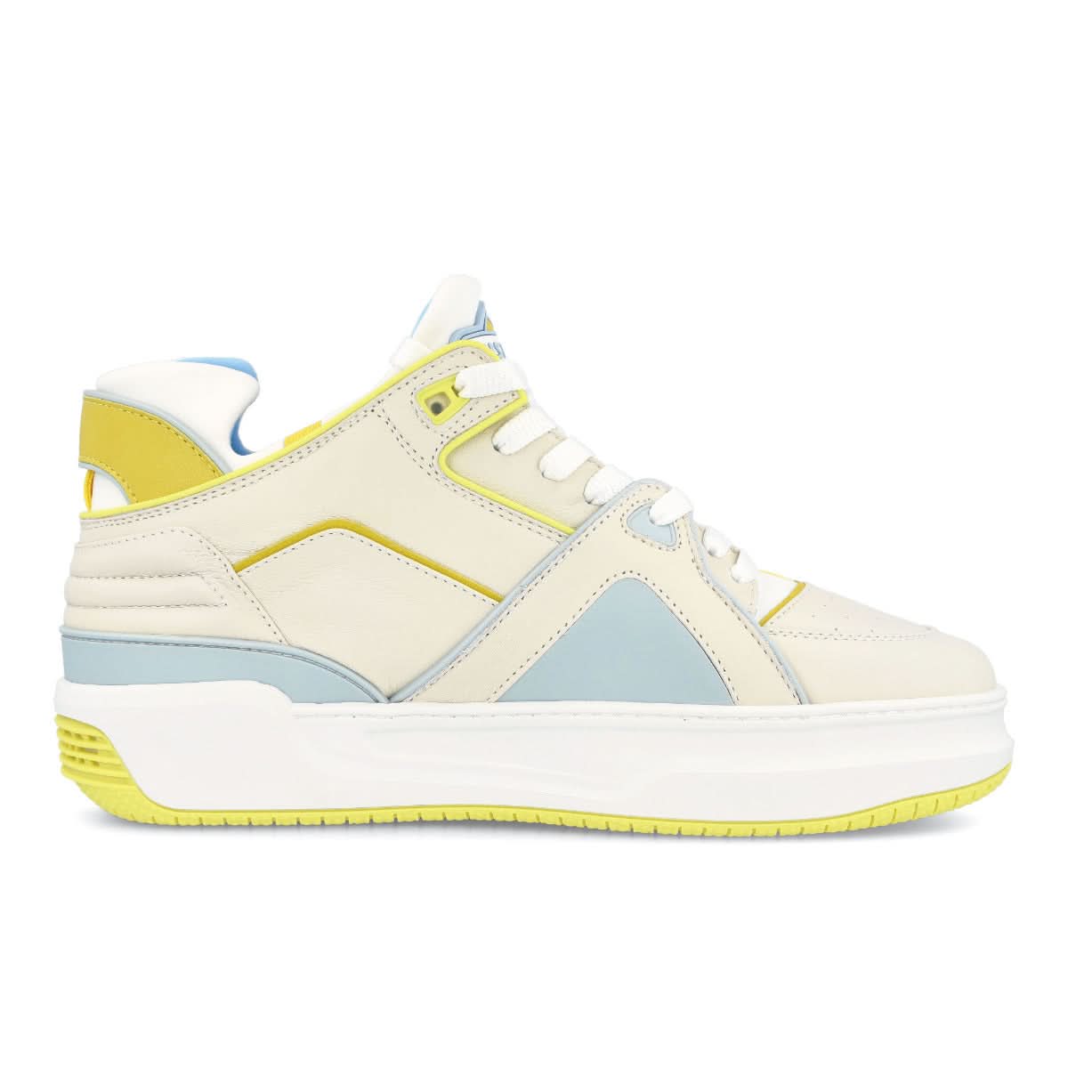 Just Don Mid Tennis Beige,Blue Sneaker Detail view 3 | Gate
