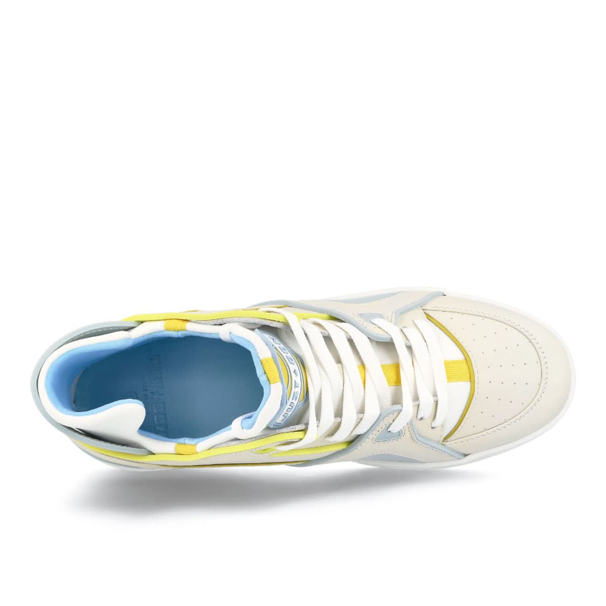 Just Don Mid Tennis Beige,Blue Sneaker Detail view 2 | Gate