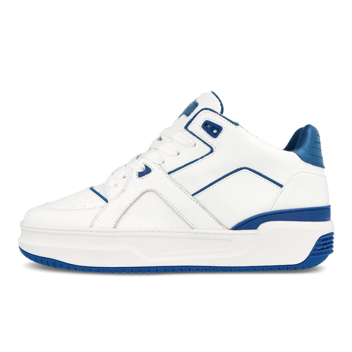 Just Don Luxury Courtside Low White,Blue Sneaker Detail view 1 | Gate