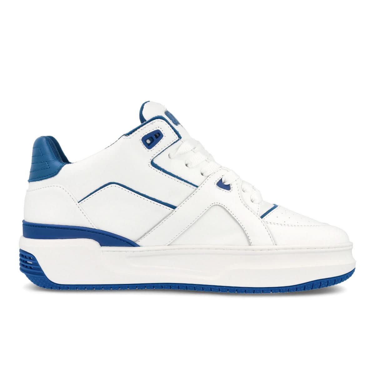 Just Don Luxury Courtside Low White,Blue Sneaker Detail view 3 | Gate