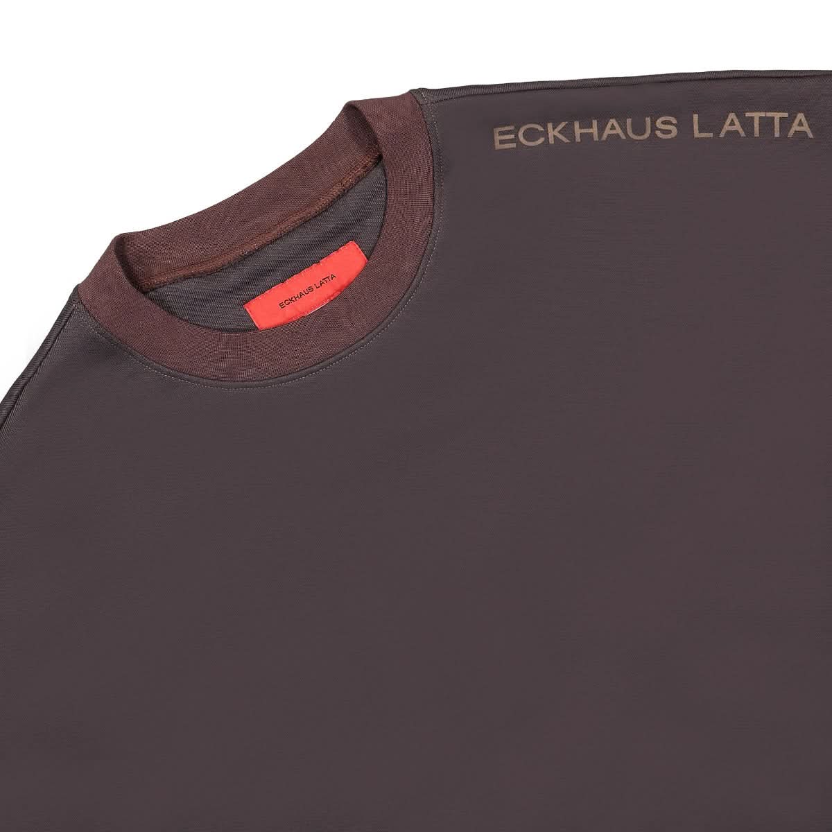 Eckhaus Latta Cropped Sweatshirt Brown,Green Detail view 3 | Gate