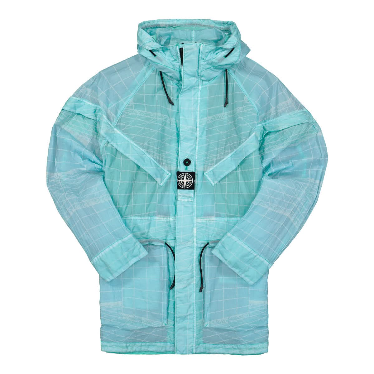 Stone Island Parka Blue,Green Detail view 1 | Gate