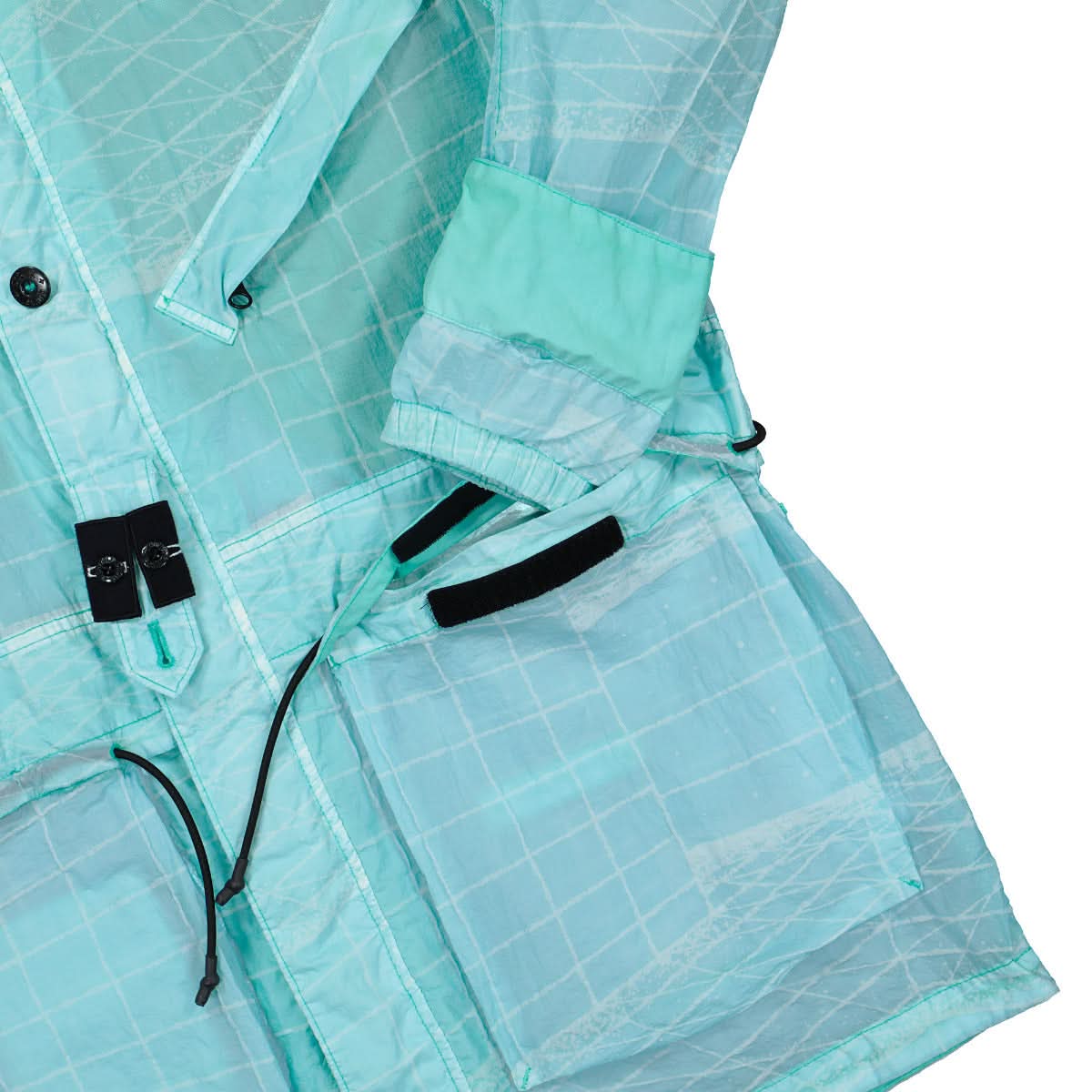 Stone Island Parka Blue,Green Detail view 4 | Gate