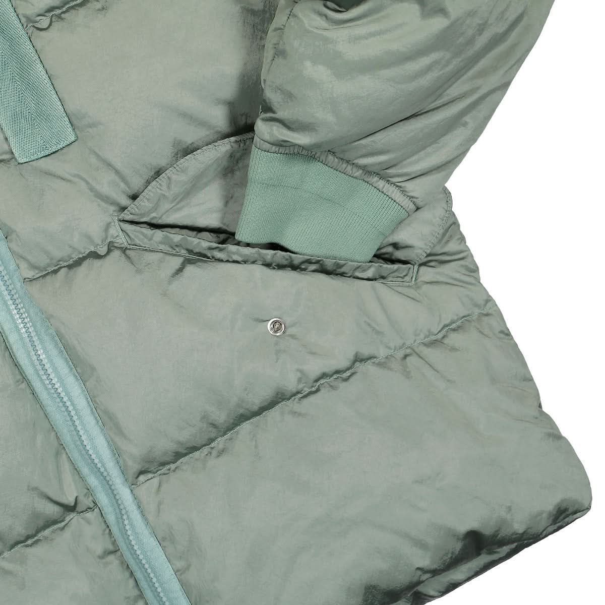 Stone Island Real Down Jacket Olive Detail view 4 | Gate