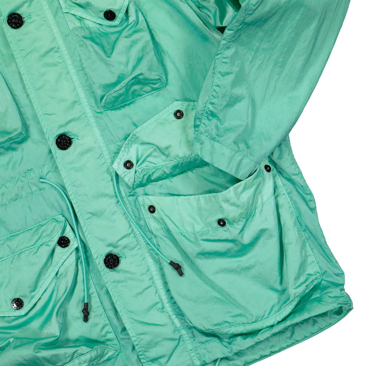 Stone Island Jacket Blue,Green Detail view 4 | Gate