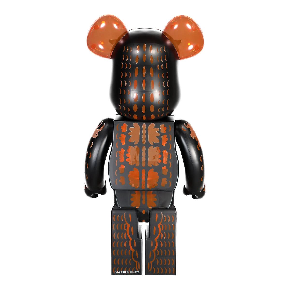 Medicom Be@rbrick Godzilla Meltdown: Clear Orange Version 1000% Multicolor Detail view 1 | Gate